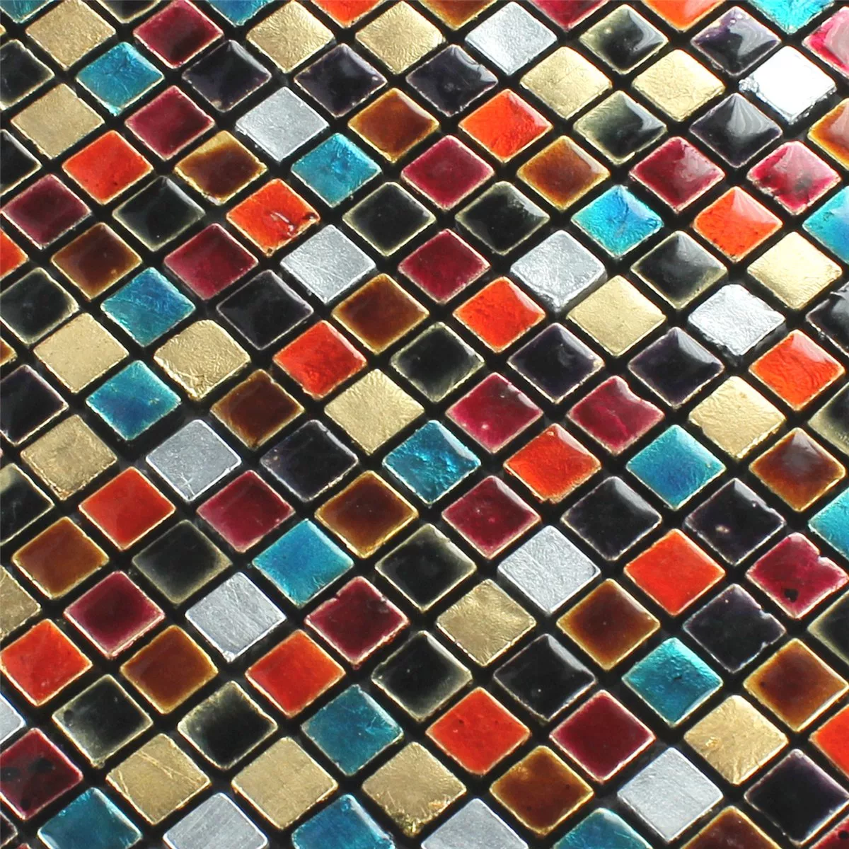 Mosaico Ceramica Colorato Mix 15x15x8mm