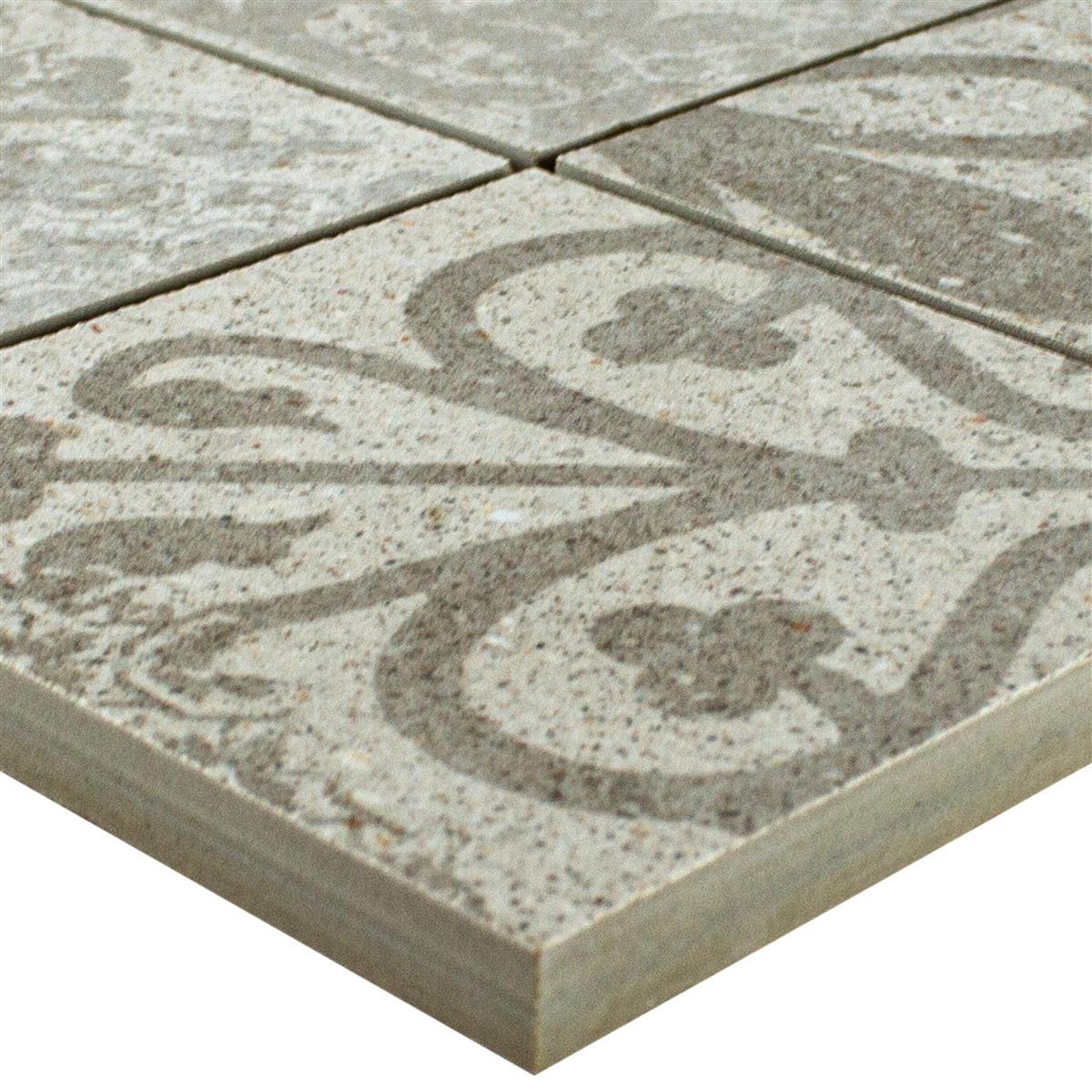 Ceramica Mosaico Piastrelle Eylem Ottica Retrò Beige Q95