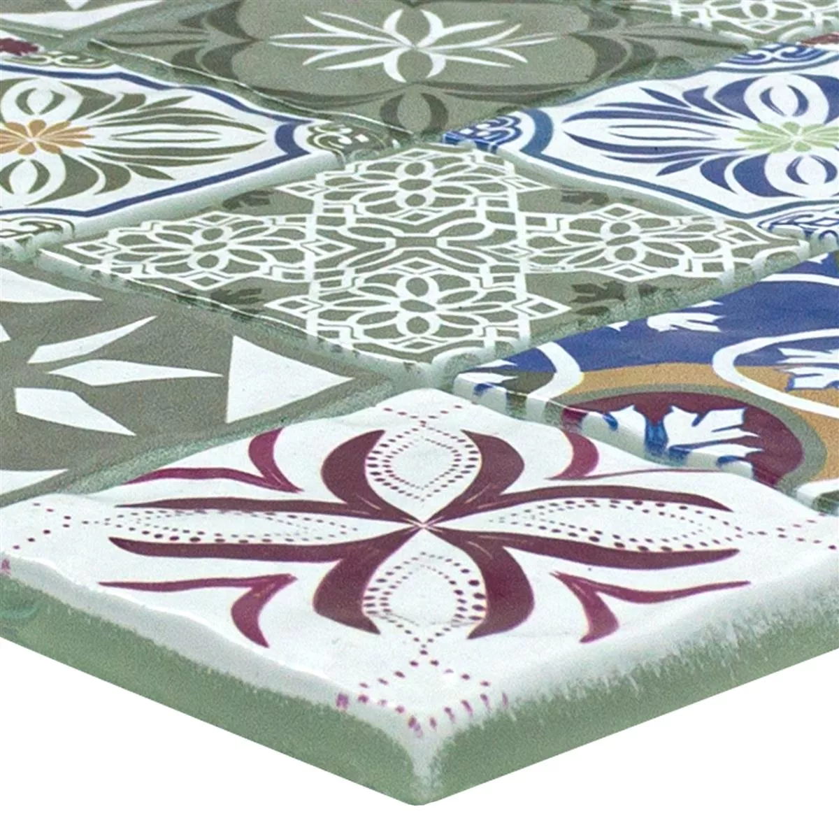 Mosaico Di Vetro Piastrelle Magnolia Ornamento Colorato Mosaico Di Vetro Piastrelle Magnolia Ornamento Colorato