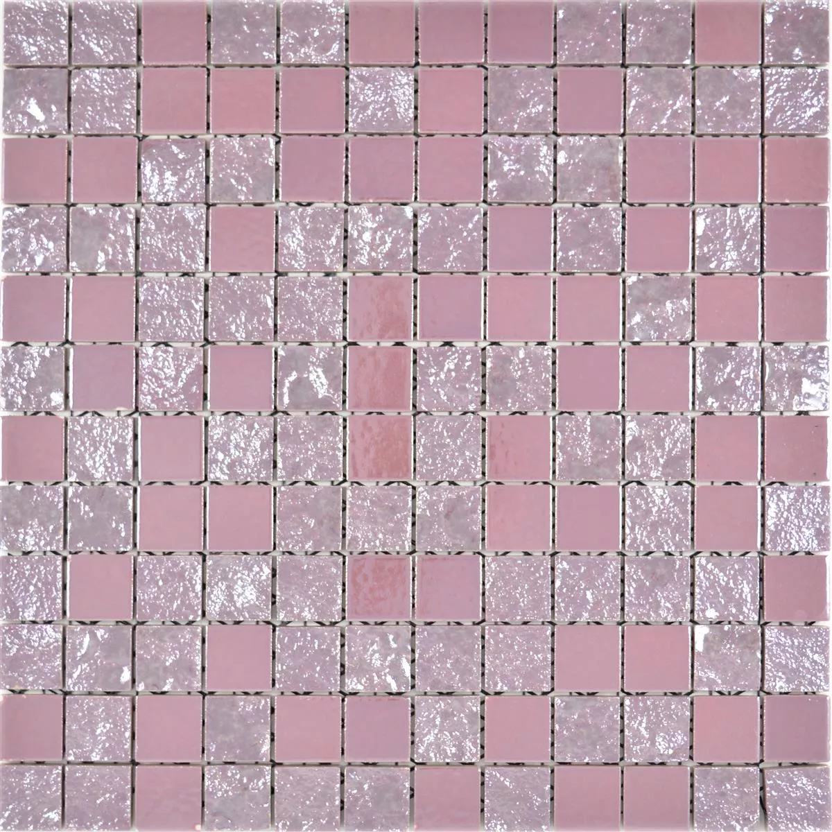 Campione Ceramica Mosaico Piastrelle Shogun 3D Rosa