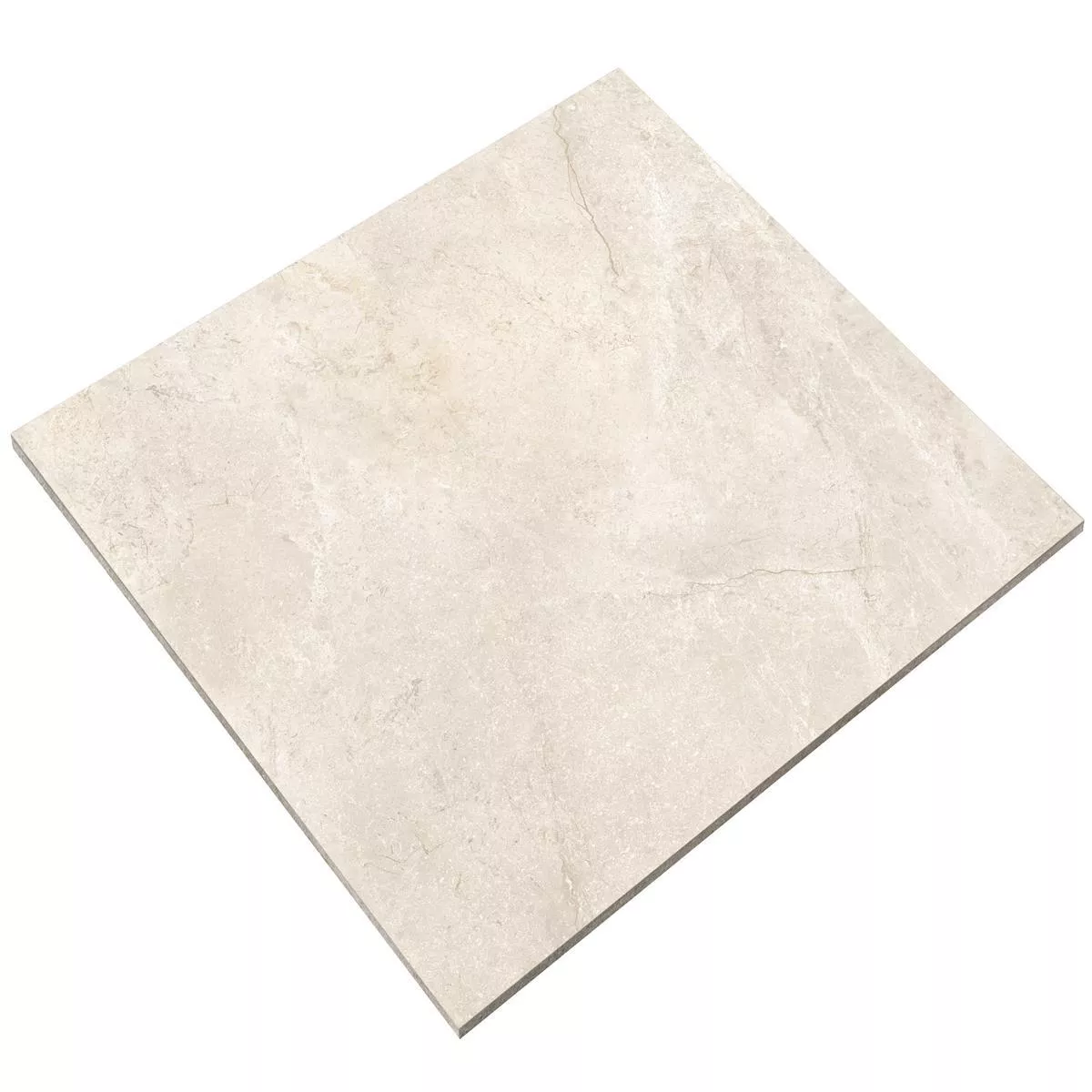 Campione Piastrelle Pangea Marmo Ottica Lucidato Cream 120x120cm