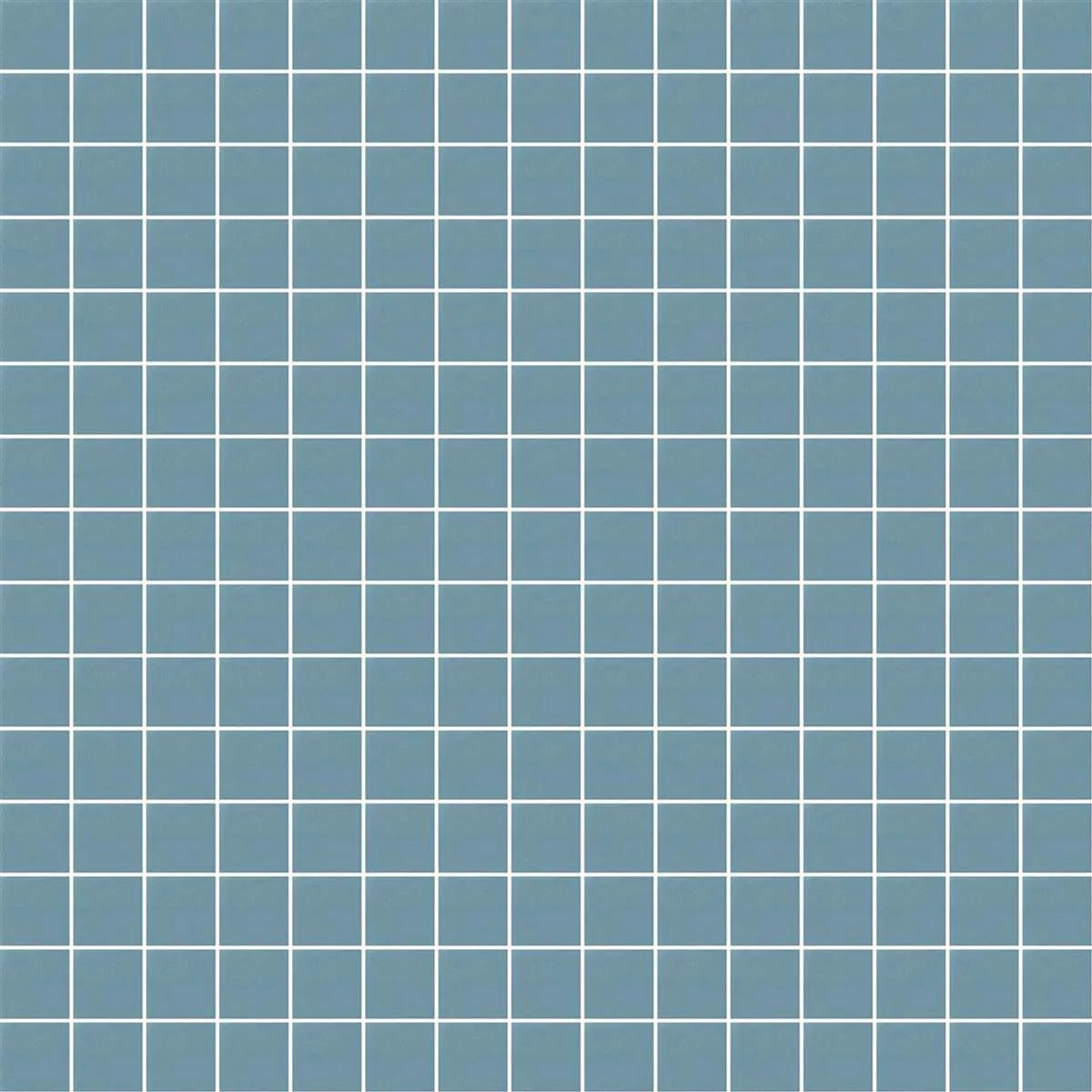 Mosaico Di Vetro Tegola Trend-Vi Vitreo 143 Turchese 20x20mm 