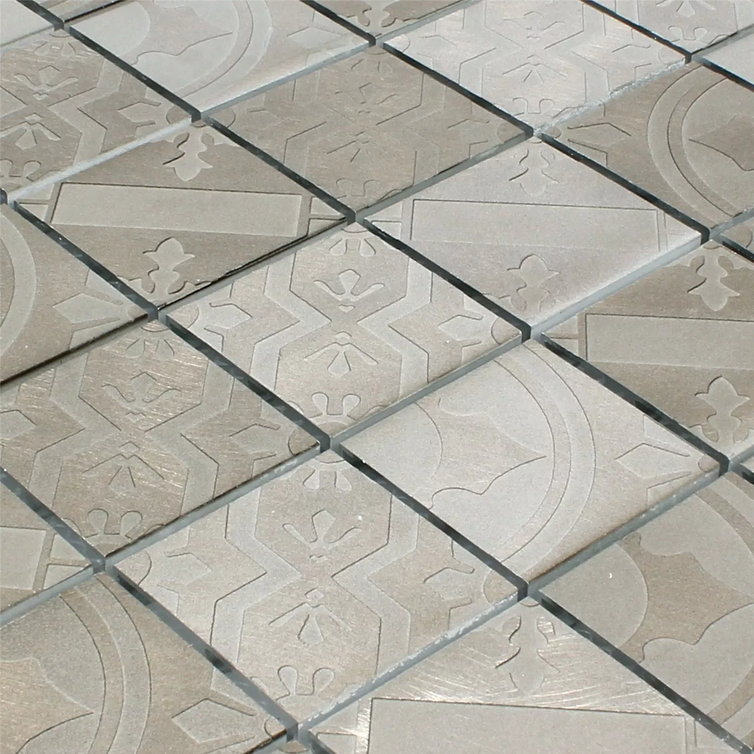 Mosaico Alluminio Callao Marrone