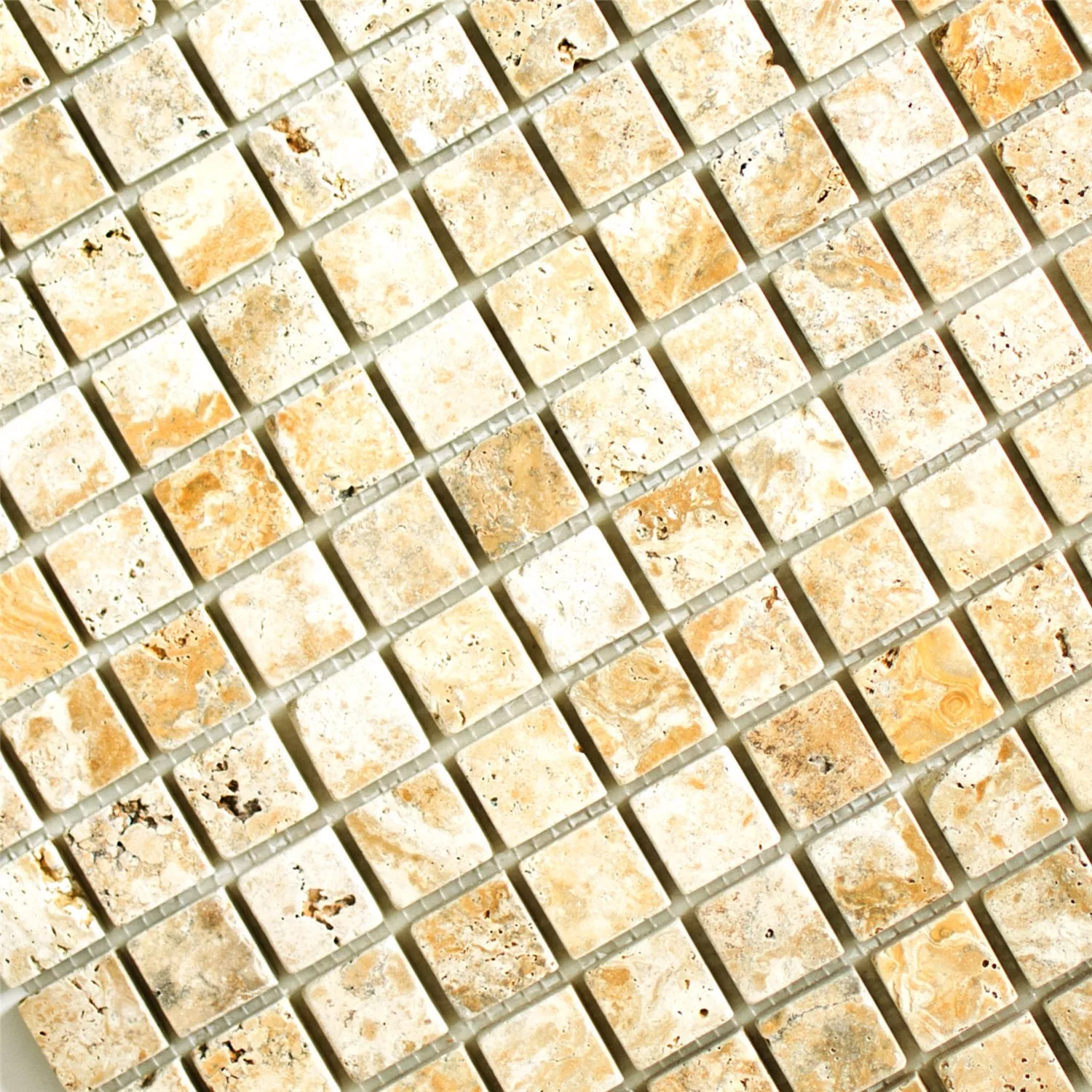 Mosaico Travertin Castello Gold 23