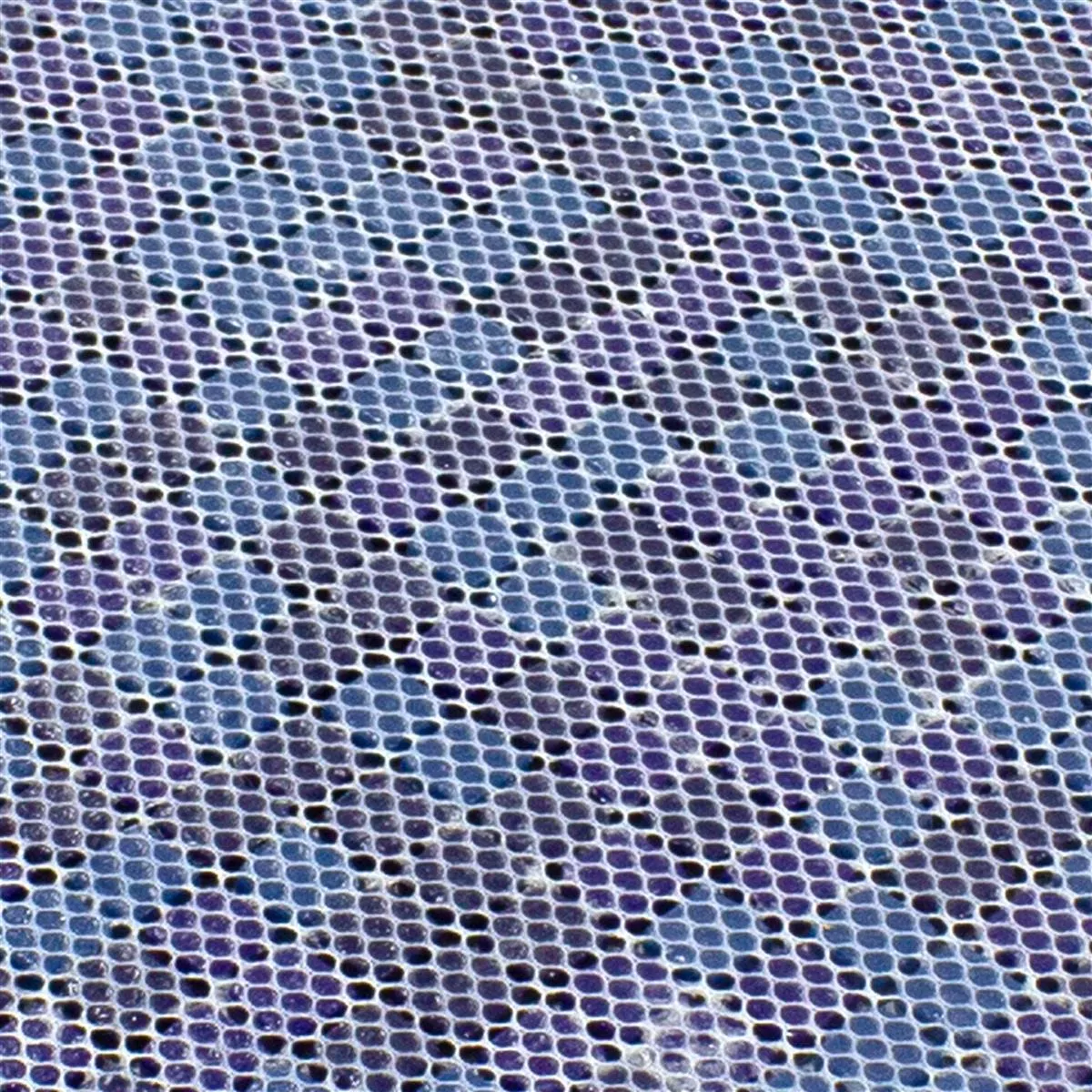 Mosaico Di Vetro Piastrelle Delight Blu Mix
