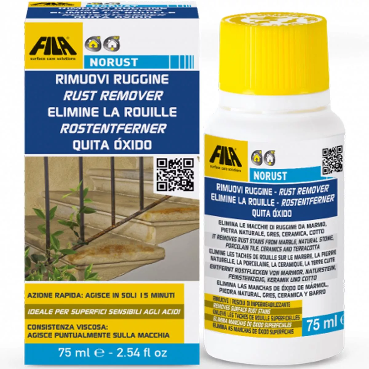 Fila NORUST smacchiatore ruggine 75 ml Fila NORUST smacchiatore ruggine 75 ml