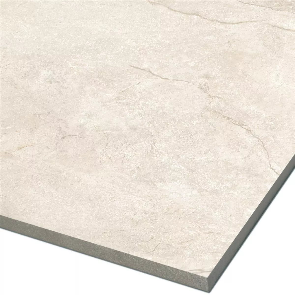 Campione Piastrelle Pangea Marmo Ottica Lucidato Cream 120x120cm