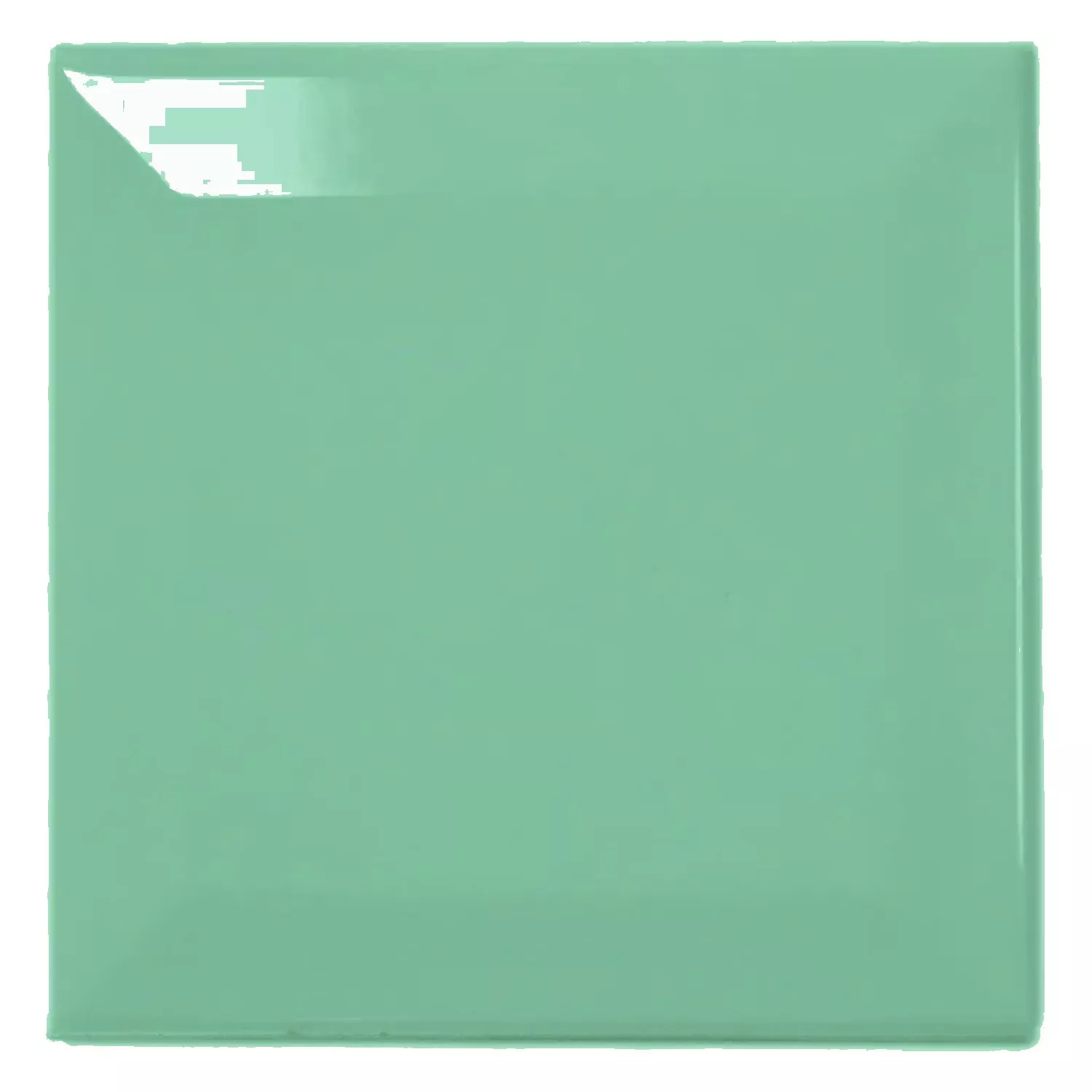 Piastrella metropolitana Verde Lucida 10x10 cm Sfaccettatura Catarina Manzana