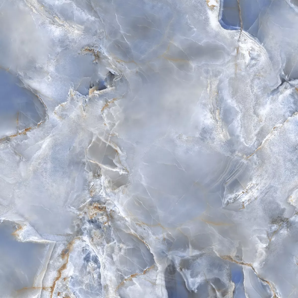 New York Blu Lucidato 60x60 cm