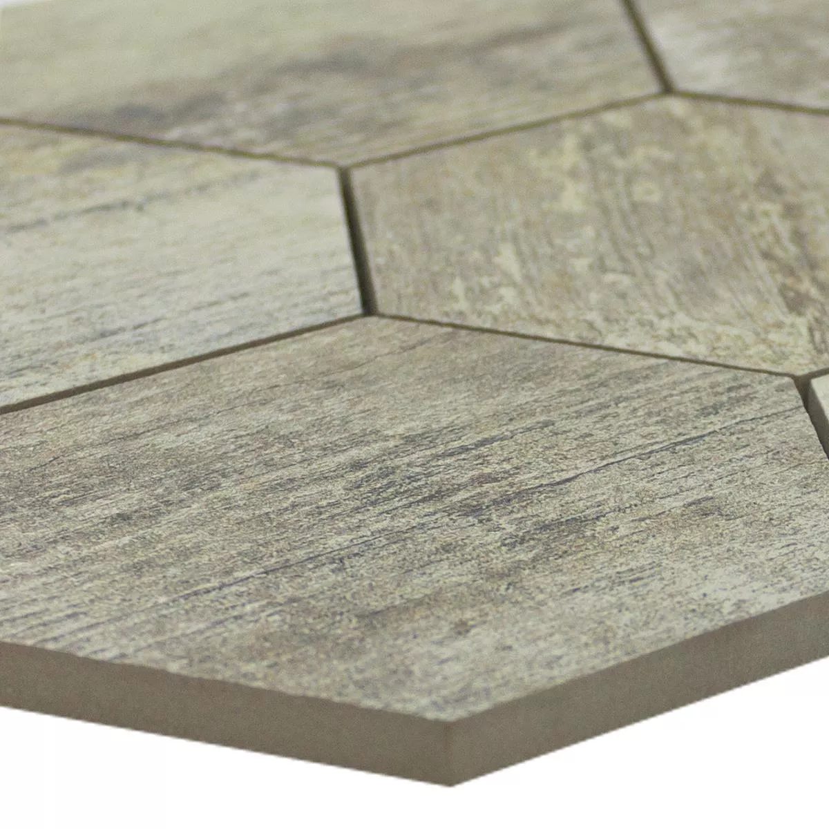 Gres Porcellanato Mosaico Esagono Straubing Beige