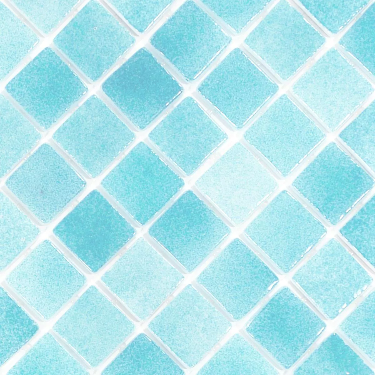 Vetro Piscina Mosaico Lagoona Blu Chiaro