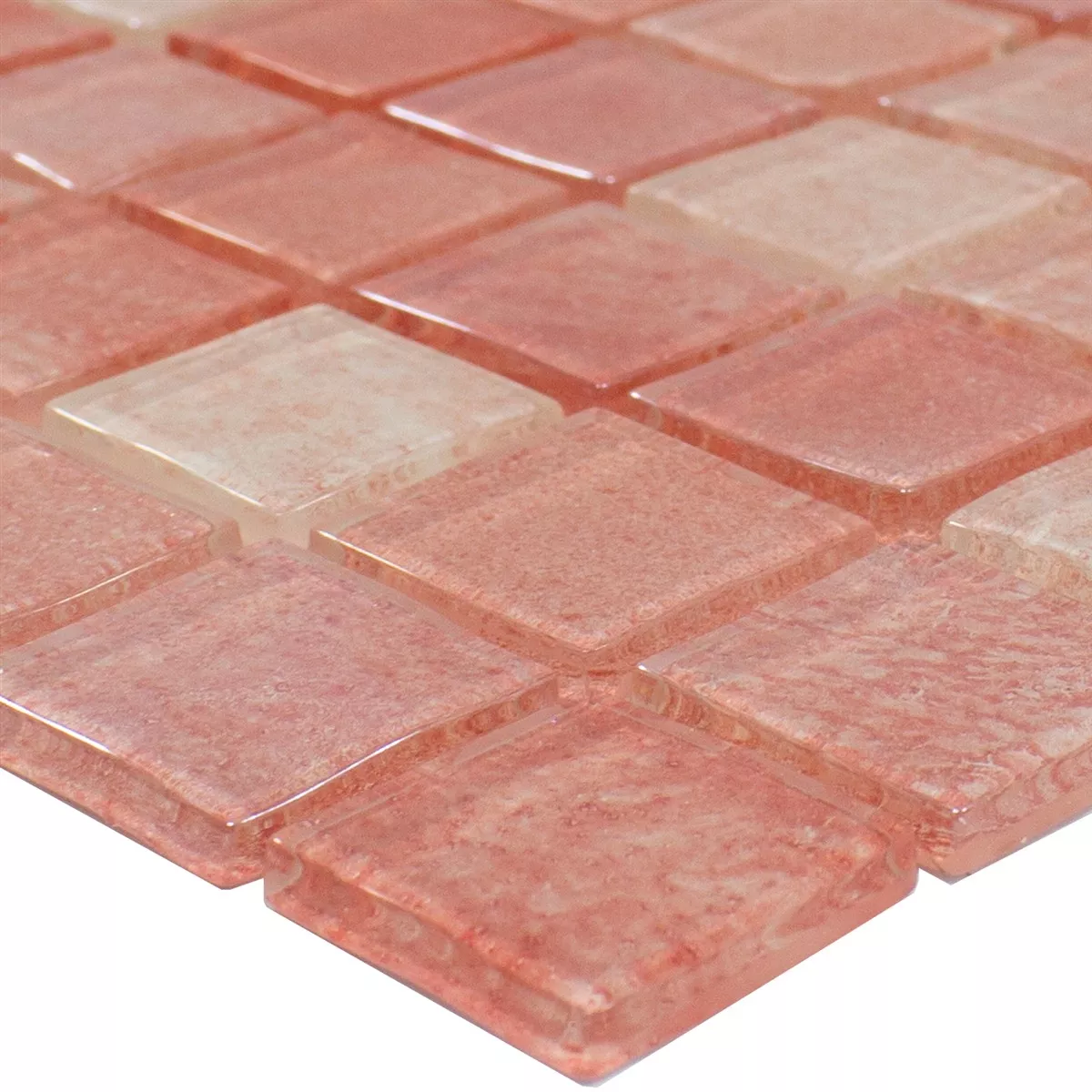 Mosaico Di Vetro Novigrad Rosa 23x23x4 mm