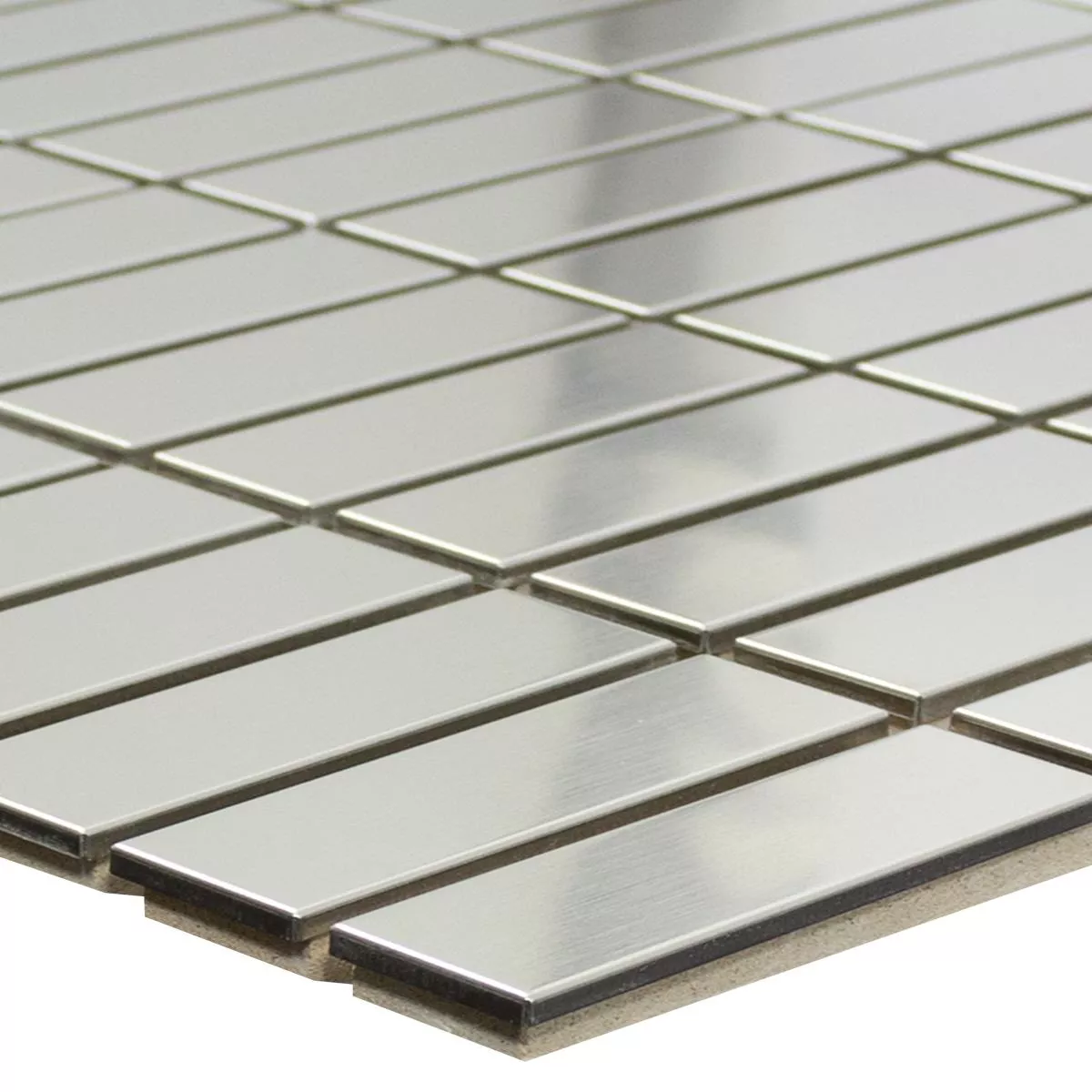 Mosaico Metallo Spazzolato Silvernova Maglia Mosaico Metallo Spazzolato Silvernova Maglia