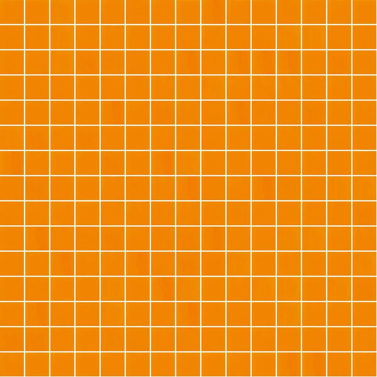 Mosaico Di Vetro Tegola Trend-Vi Vitreo 203 Arancione 20x20mm