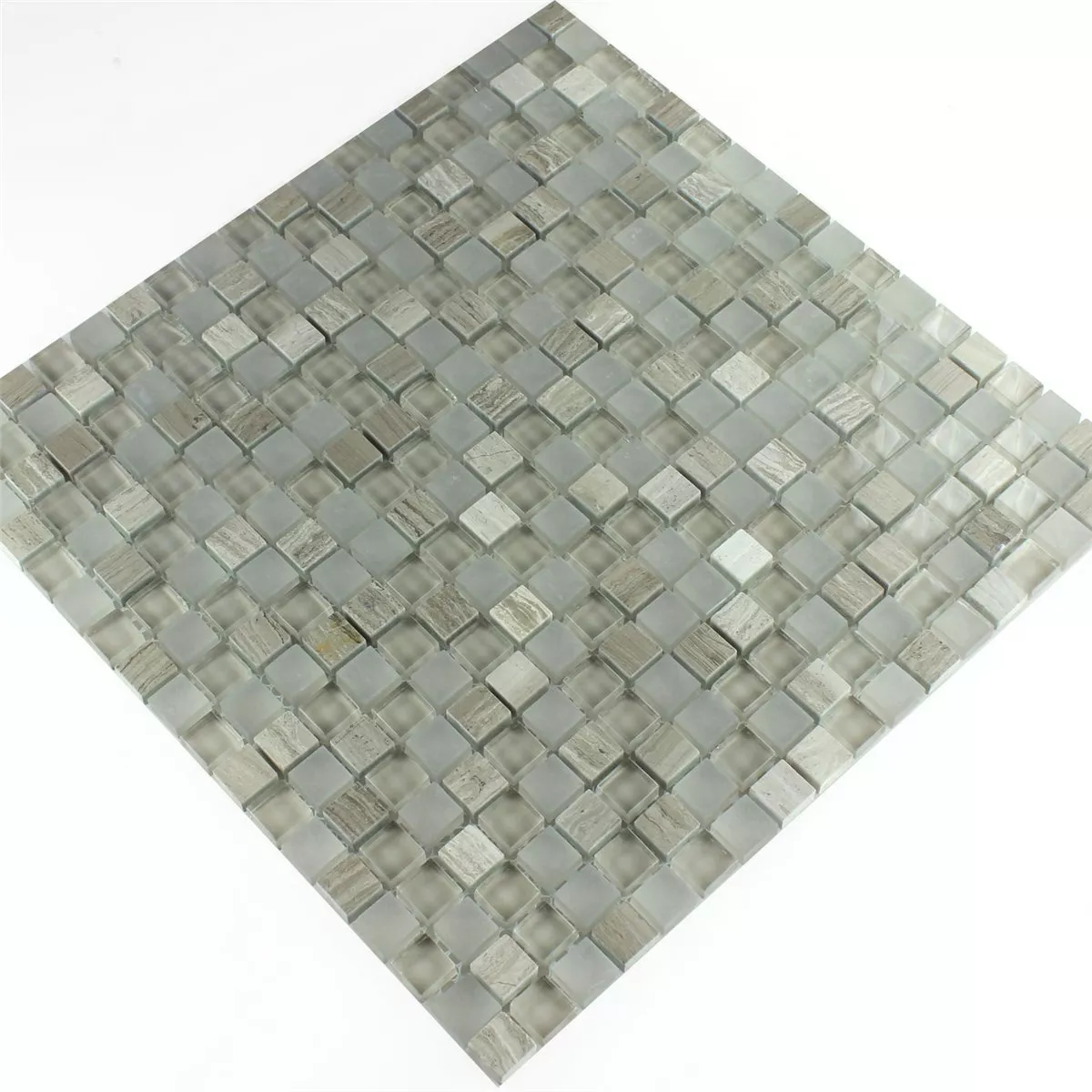 Mosaico Vetro Marmo Burlywood 15x15x8mm