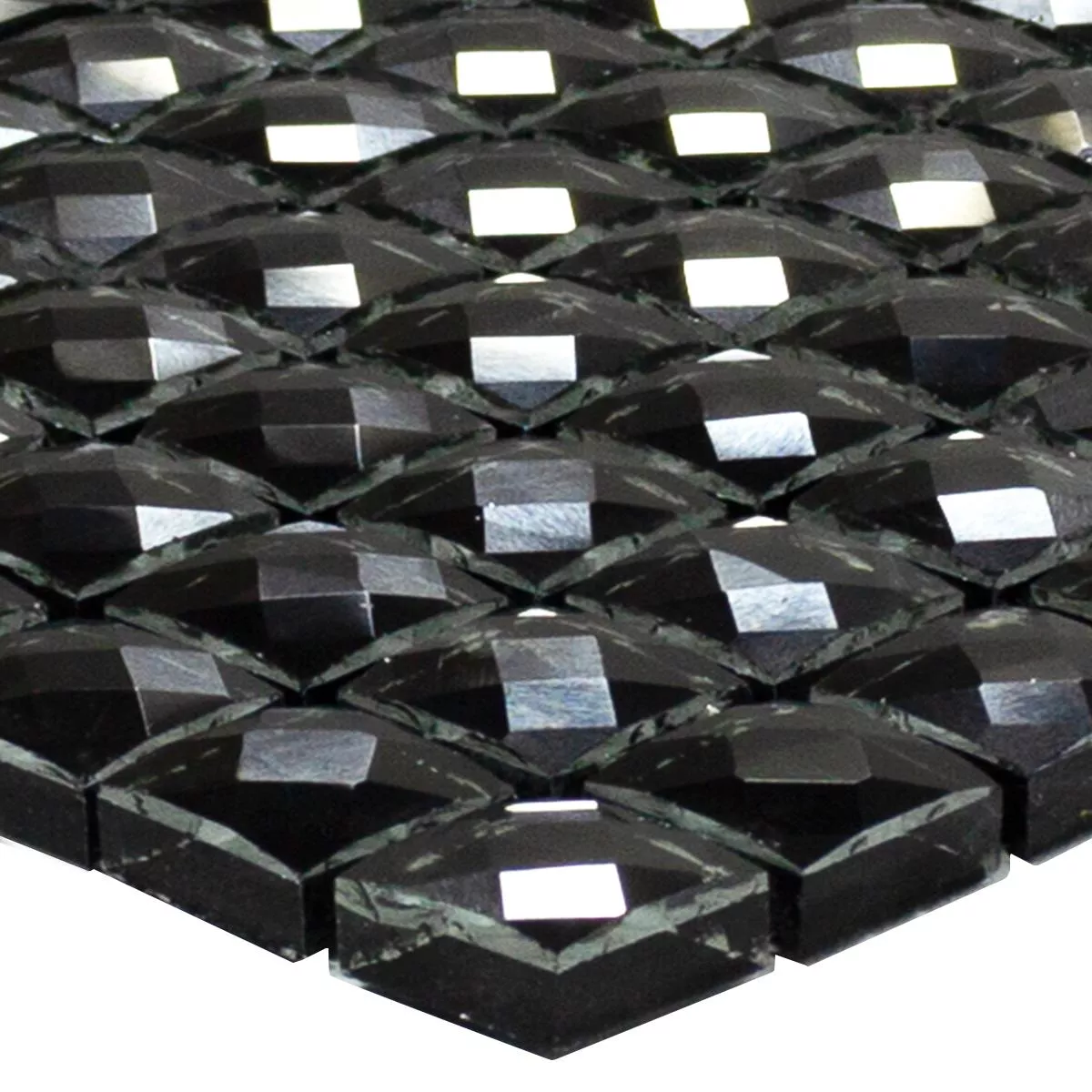 Mosaico Di Vetro Piastrelle Black Diamond