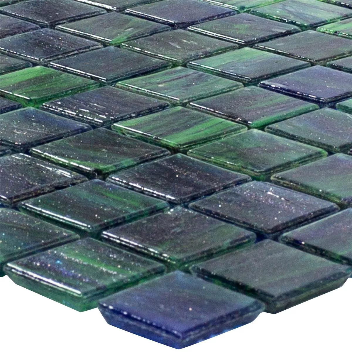 Mosaico Di Vetro Piastrelle Catalina Blu Verde Mix Mosaico Di Vetro Piastrelle Catalina Blu Verde Mix