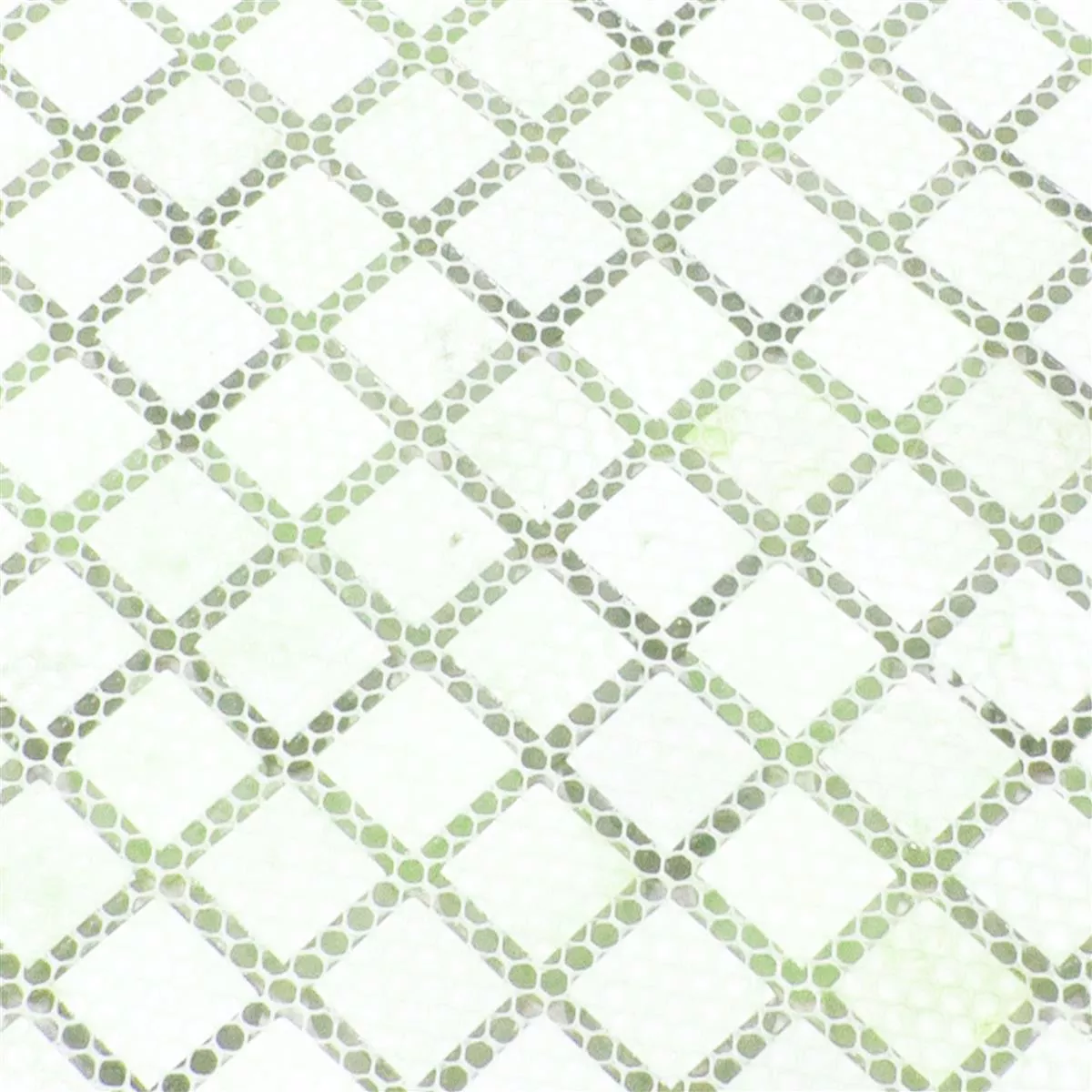 Mosaico Di Vetro Piastrelle Ponterio Frosted Verde Mix