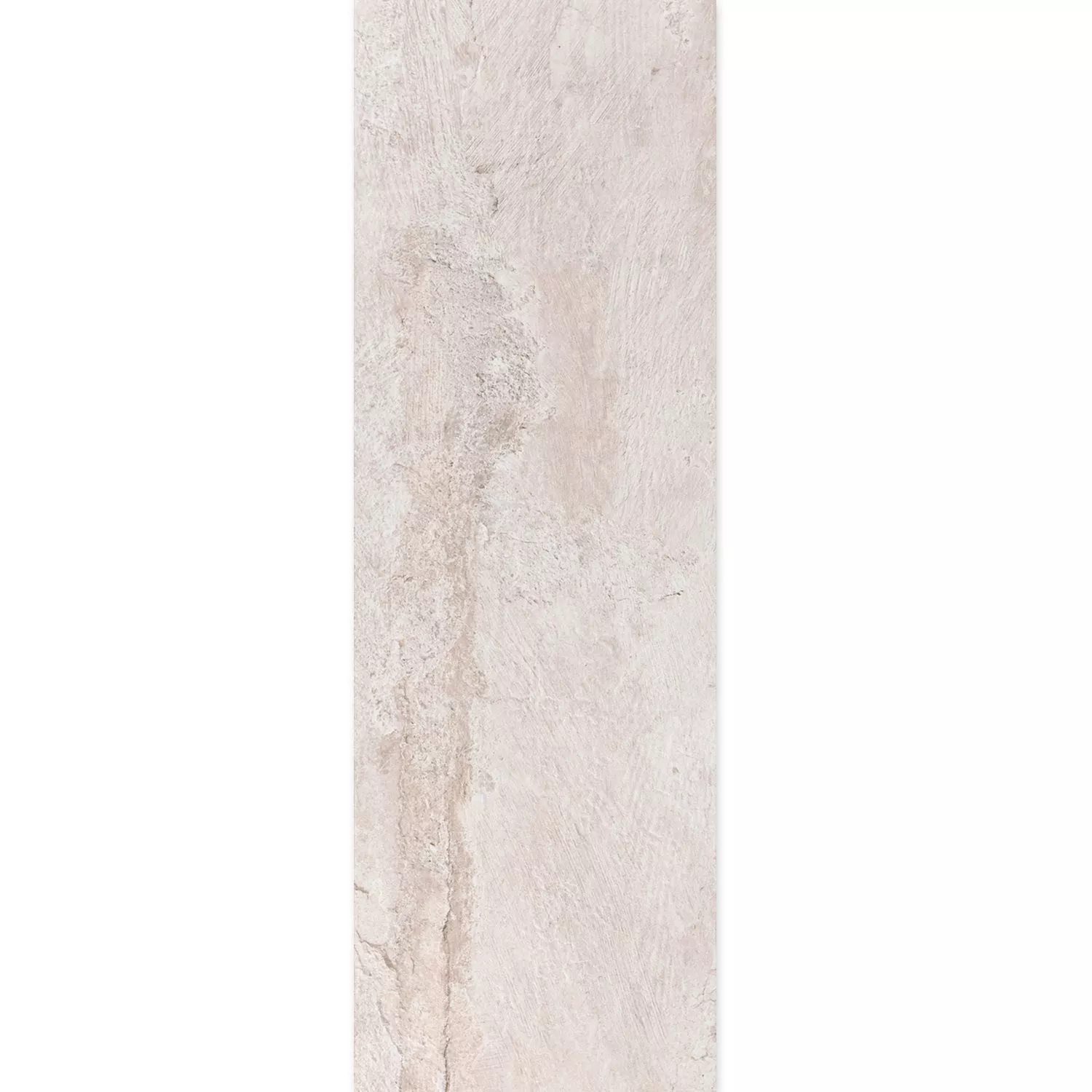 Piastrelle Ottica Di Pietra Polaris R10 Bianco 30x120cm