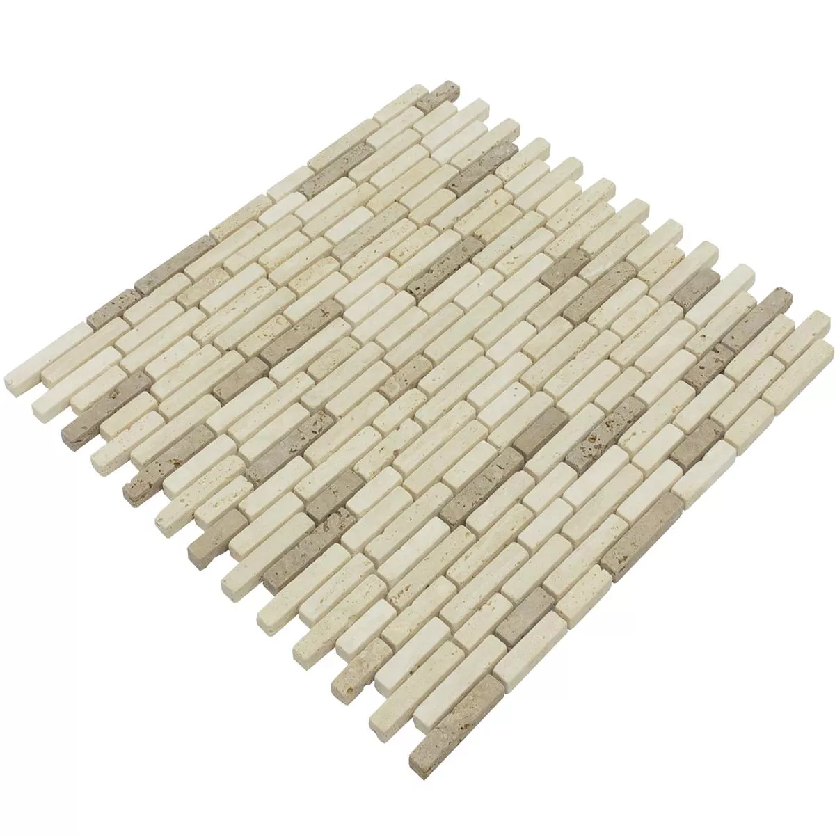 Campione Marmo Mosaico In Pietra Naturale Piastrelle Tuscania Brick Beige