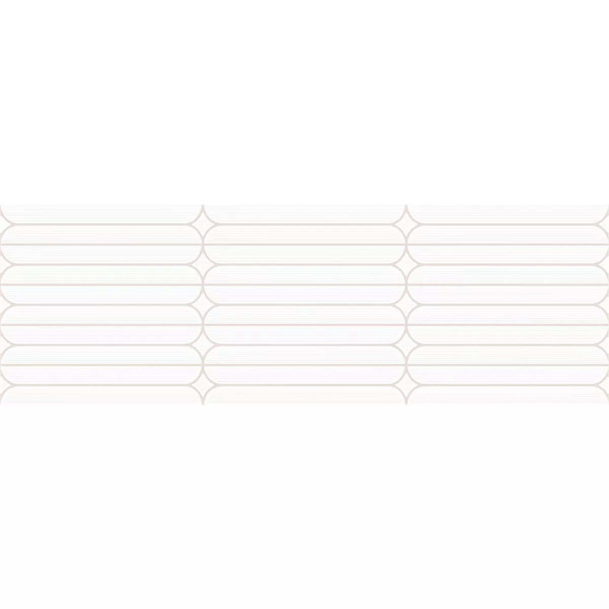 Falkenberg Weiß Matt 24x74 cm