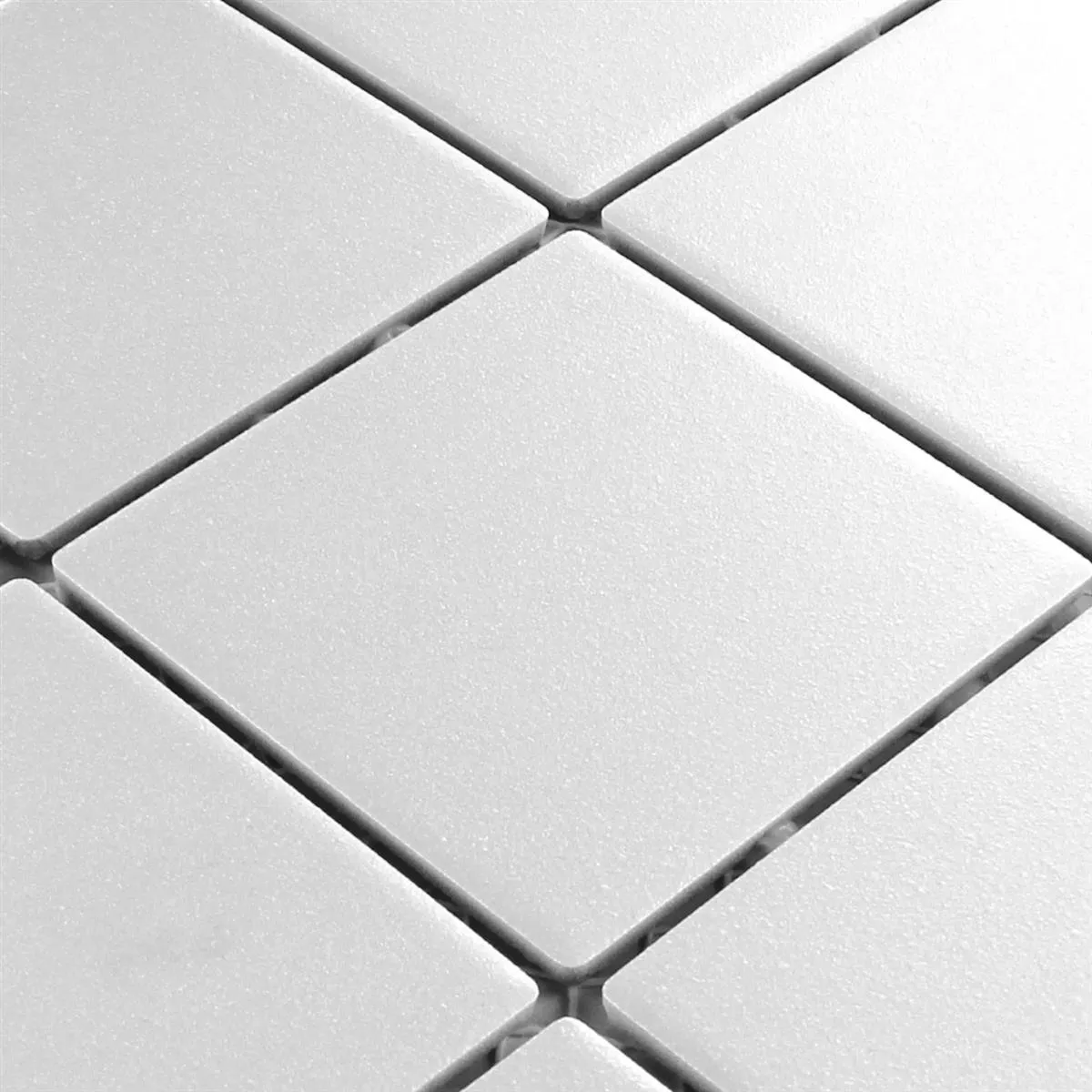 Mosaico Ceramica Bianco Uni Antiscivolo