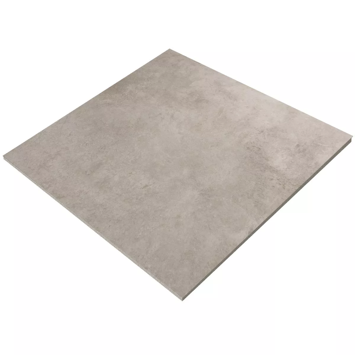 Piastrelle Oyama Ottica Metallo 60x60cm Grigio Chiaro