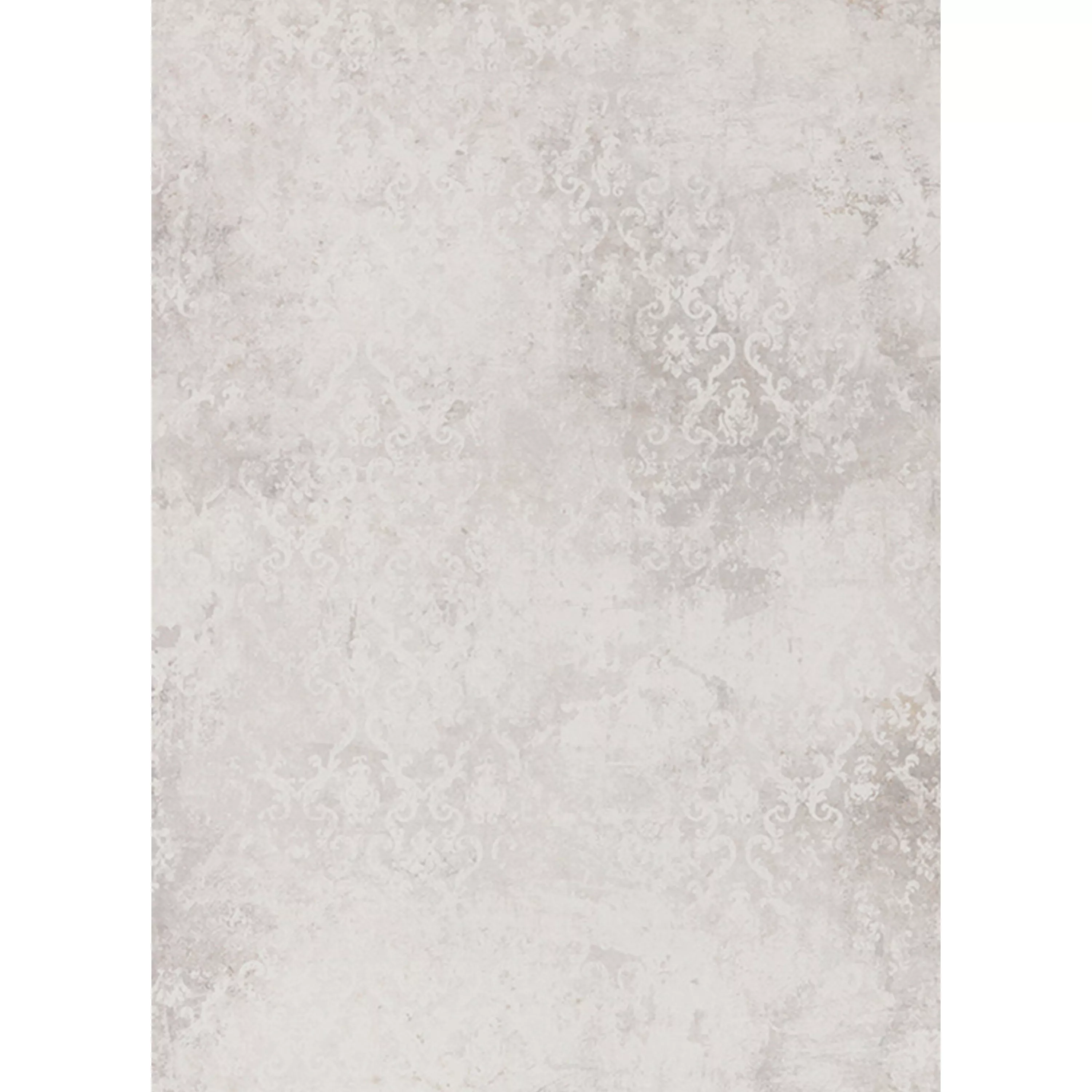 Piastrelle Poetic Pietra Ottica R10/A Bianco Decor 60x120cm