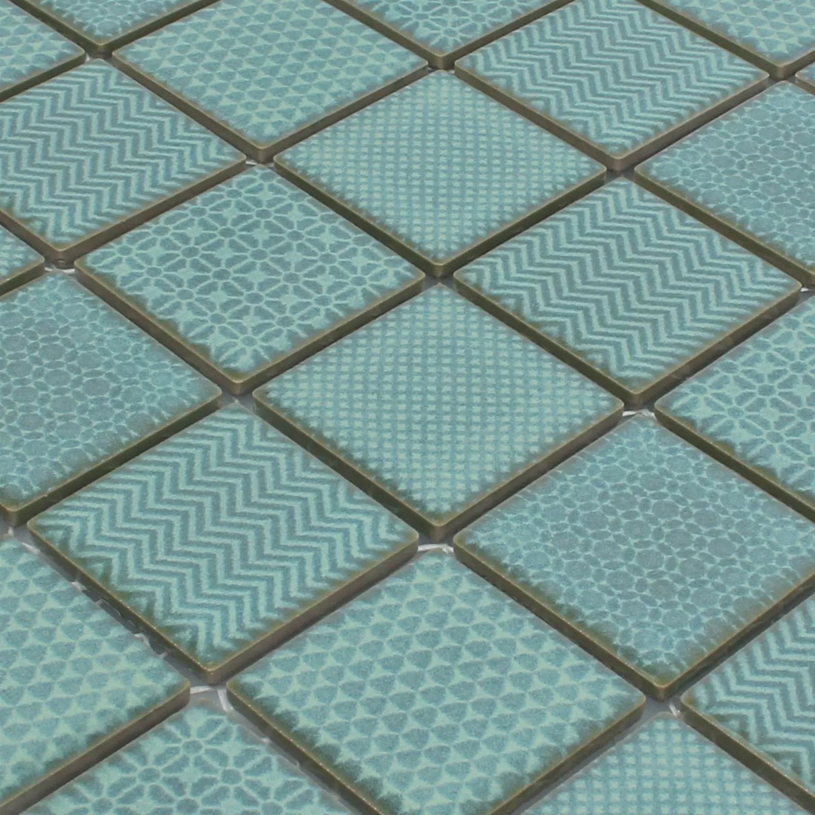Campione Mosaico Ceramica Sapporo Verde