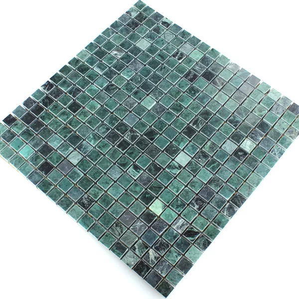 Campione Mosaico Marmo Verde Lucidato