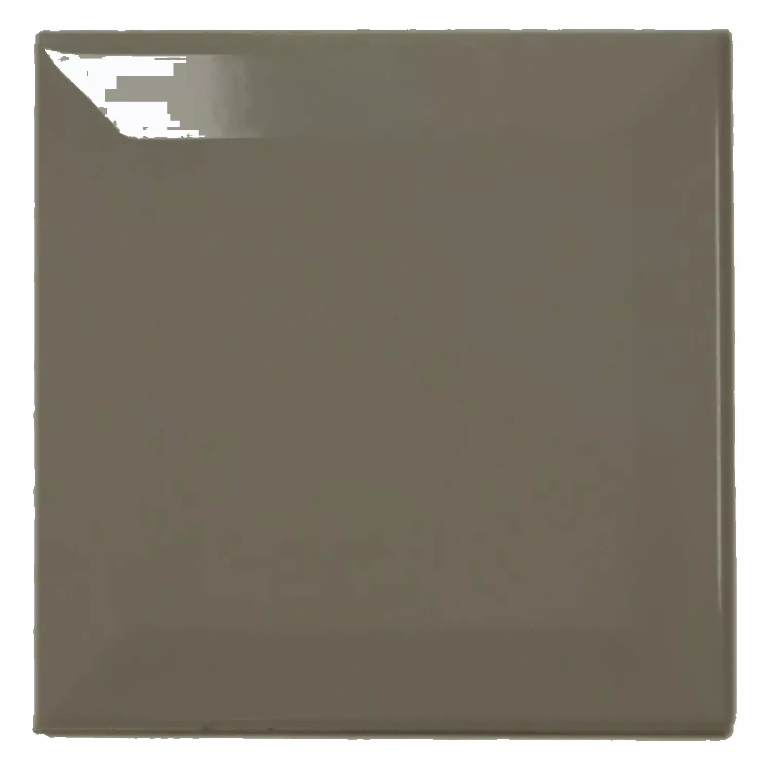 Piastrella metropolitana Grigio Lucida 10x10 cm Sfaccettatura Catarina Dark Grey