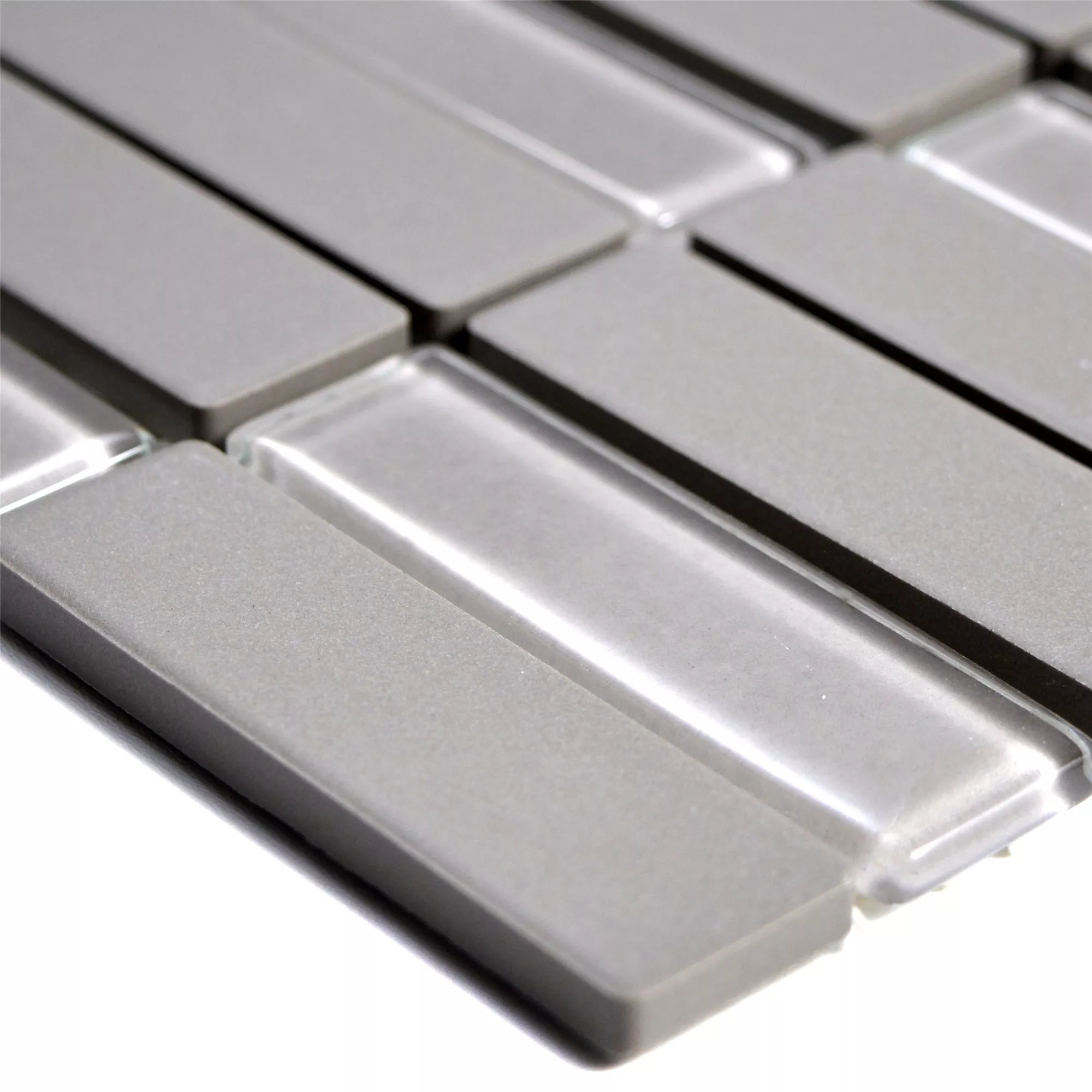 Mosaico Non Smaltato Garden Grigio Maglia