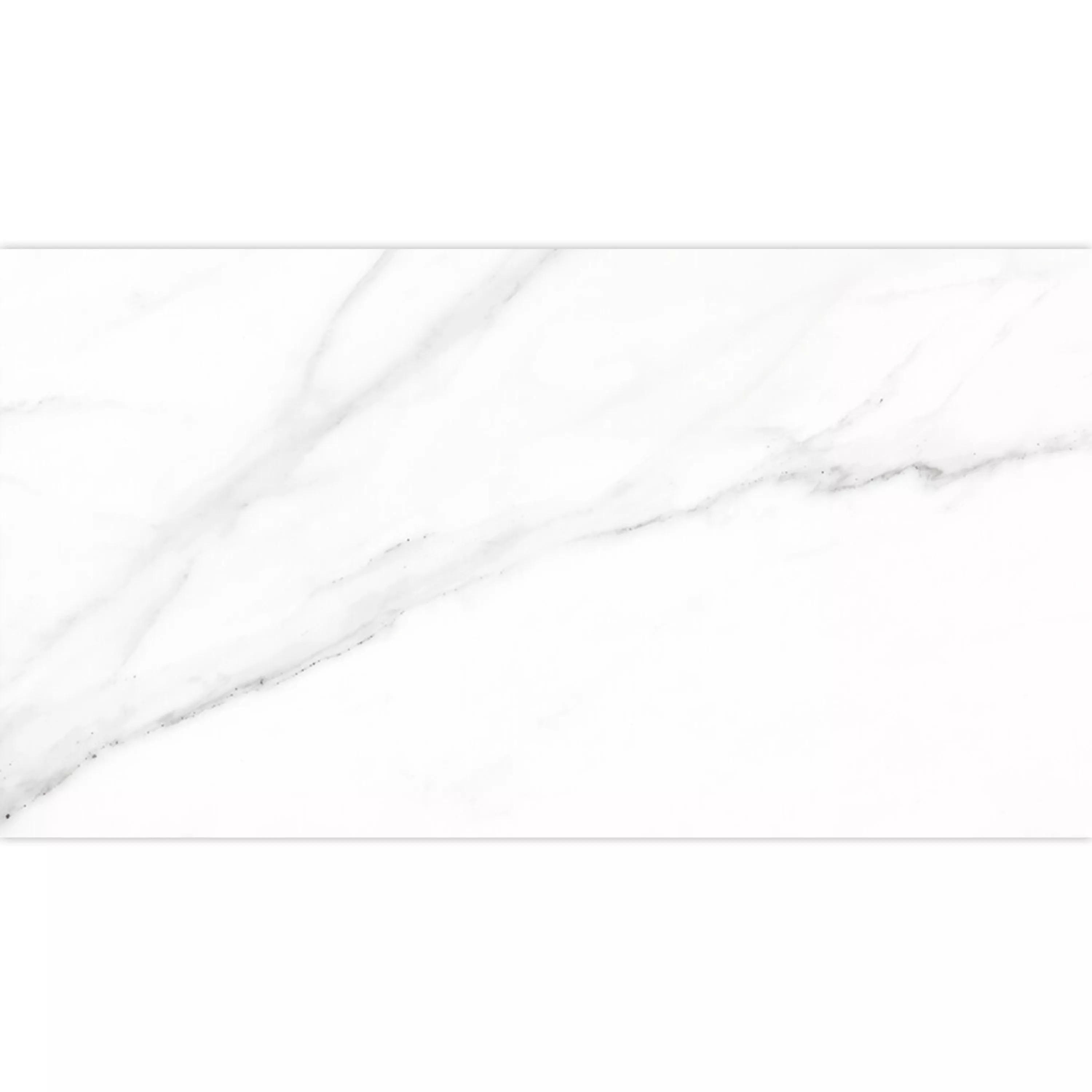 Piastrelle Arcadia Marmo Ottica Lucidato Bianco 30x60cm