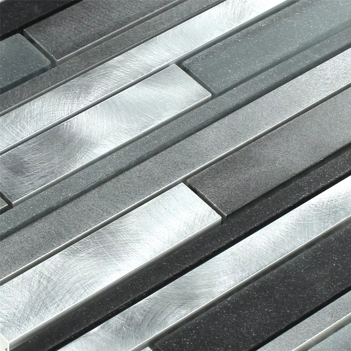 Campione Mosaico Alluminio Vetro Mix Maglia Futura