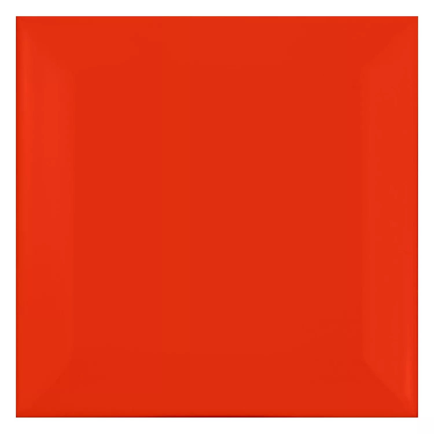 Piastrella metropolitana Rosso Opaco 10x10 cm Sfaccettatura Catarina Rojo
