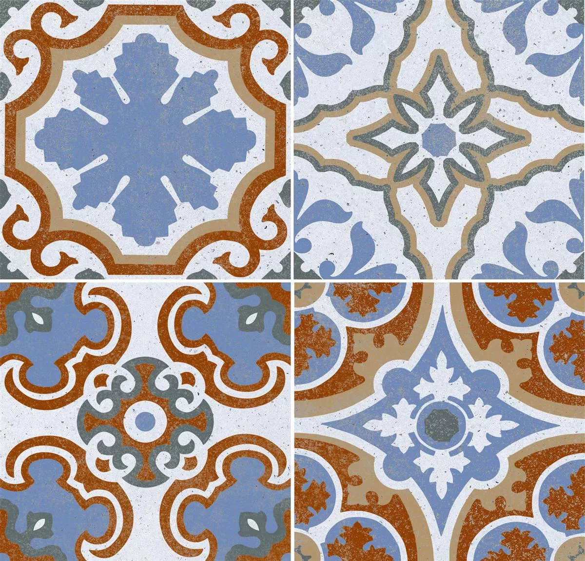 Stencil Piastrella Geometrica Marocchina 20x20 Cm - Per Decorazione Pavimenti E Pareti - Foto 6