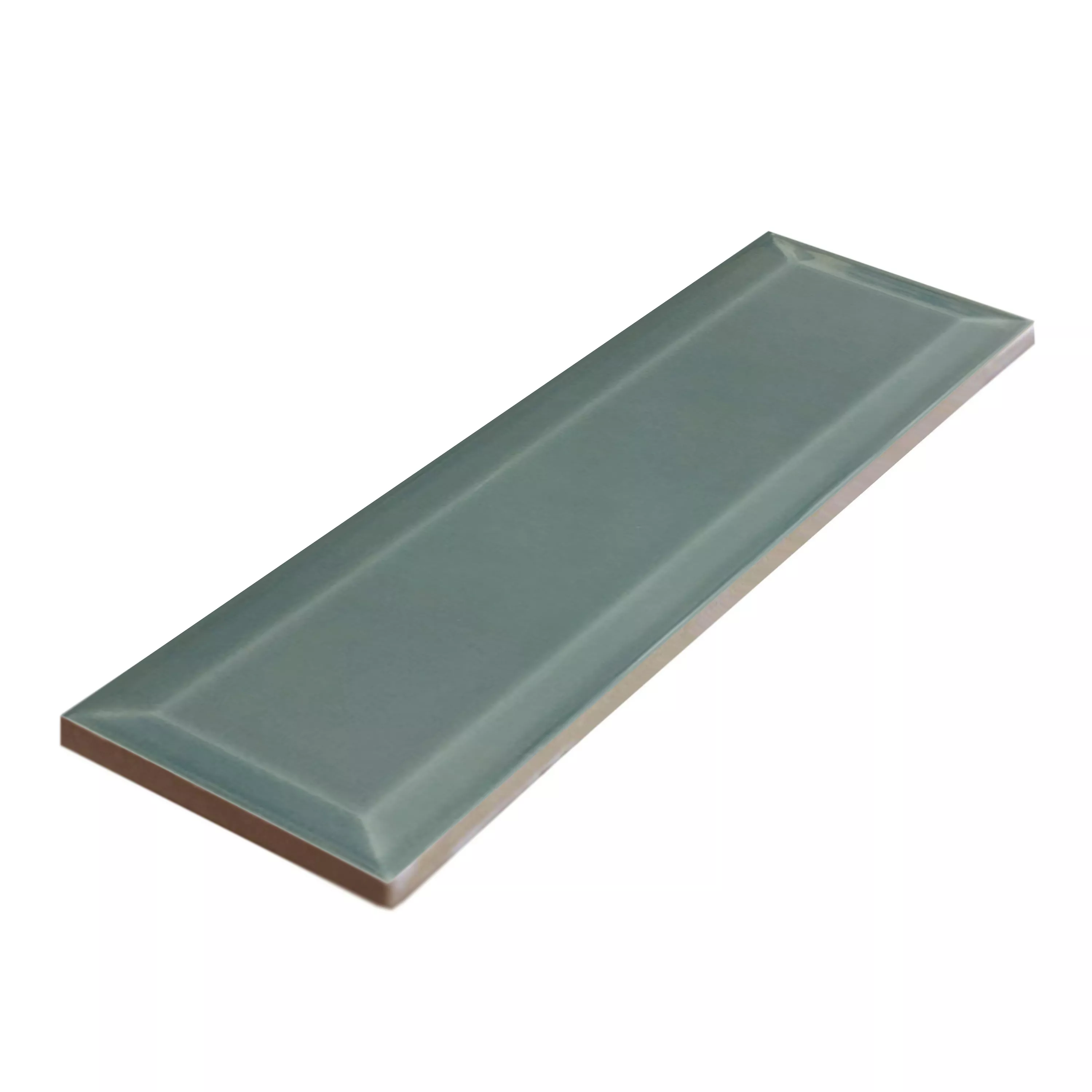 Campione Rivestimenti Studio Sfaccettatura 7,5x30cm Verde