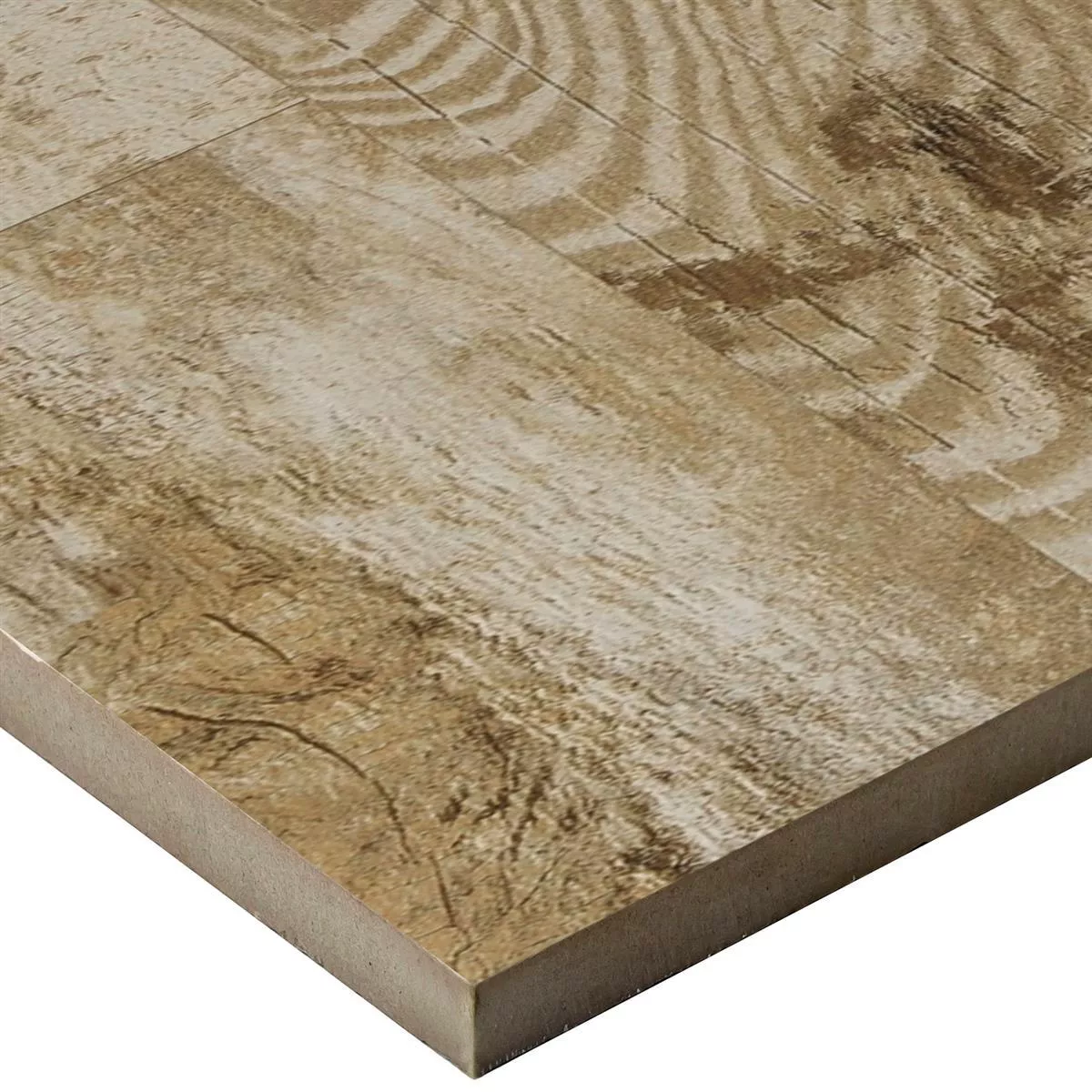 Campione Ottica Di Legno Piastrelle Fortuna Beige 20x120cm