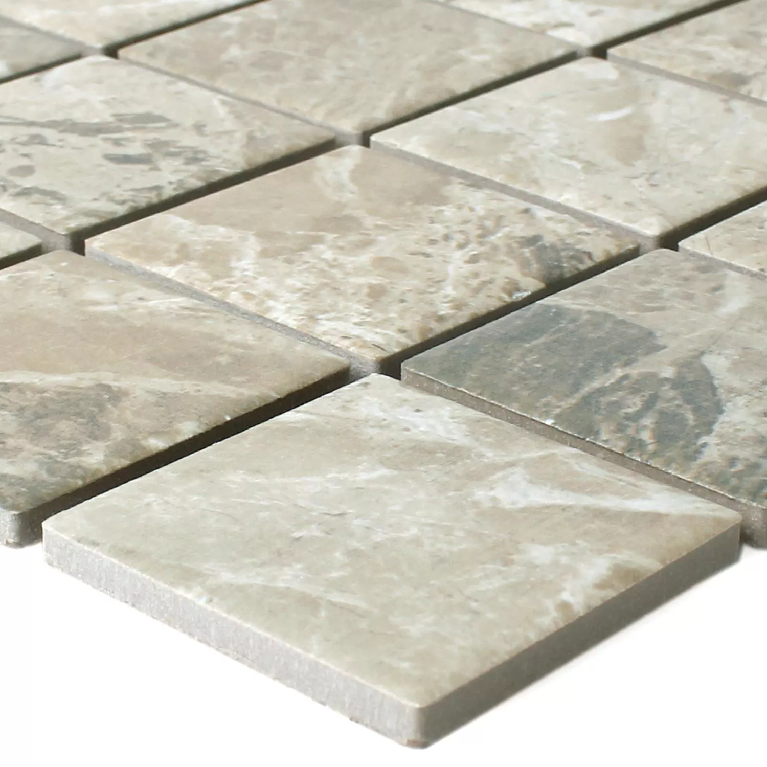 Mosaico Ceramica Sahara Ottica Di Pietra Marrone Mosaico Ceramica Sahara Ottica Di Pietra Marrone
