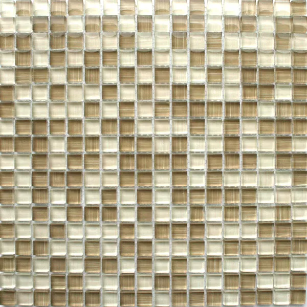 Mosaico Vetro Piastrella Beige