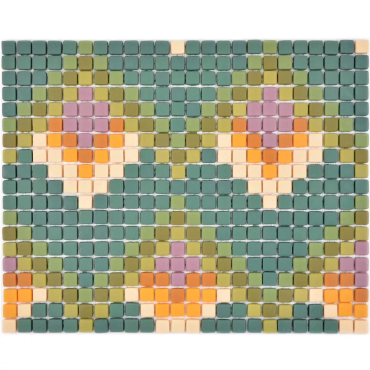 Mosaico Di Vetro Piastrelle Haramont Verde