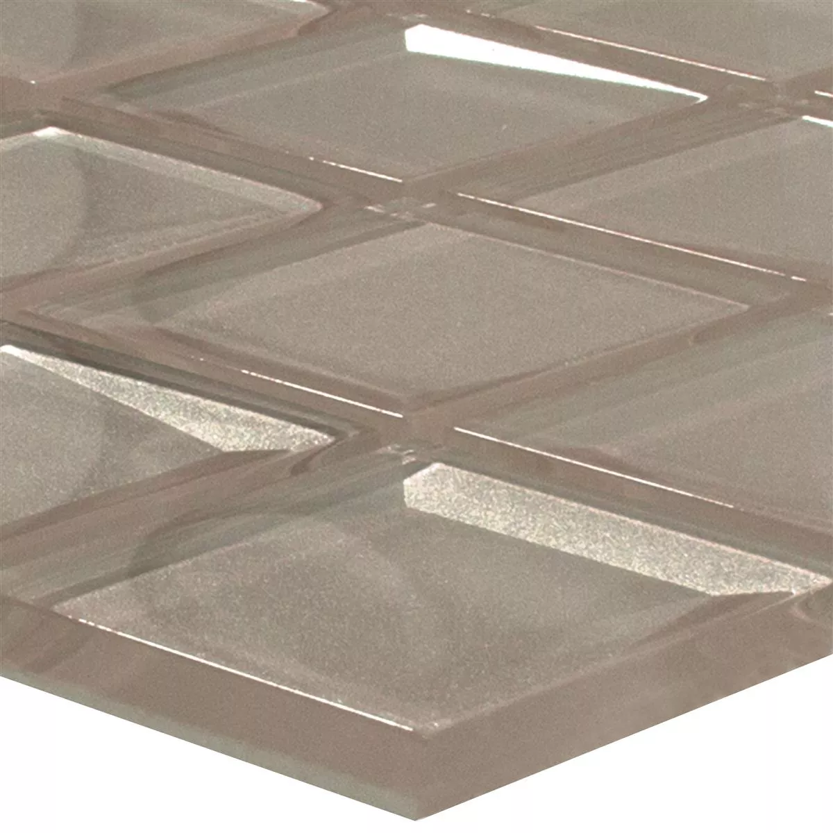 Mosaico Di Vetro Piastrelle Venedig 3D Beige Mosaico Di Vetro Piastrelle Venedig 3D Beige