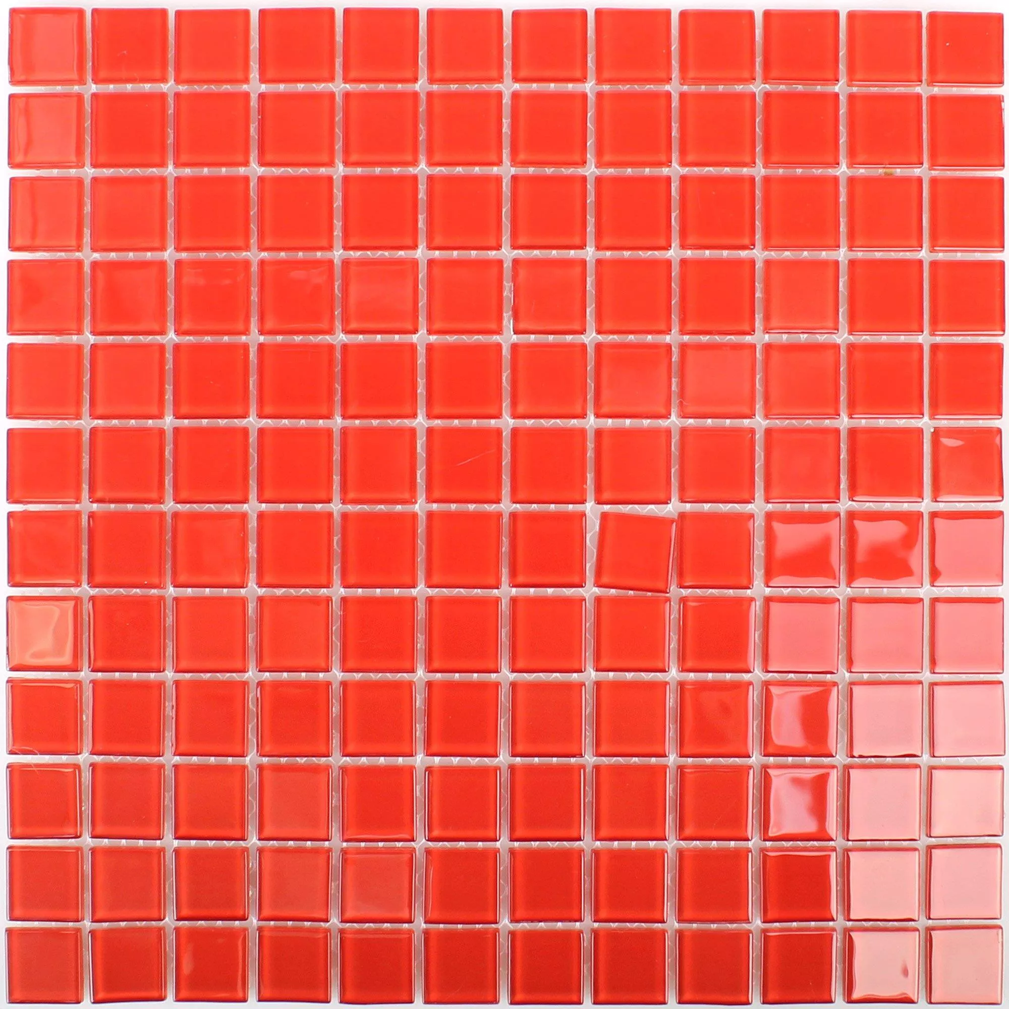 Mosaico Di Vetro Piastrella Florida Rosso