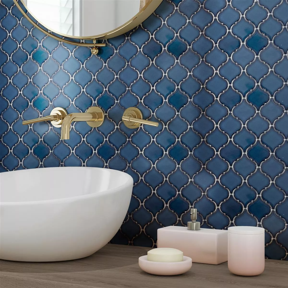 Campione Ceramica Mosaico Asmara Arabesque