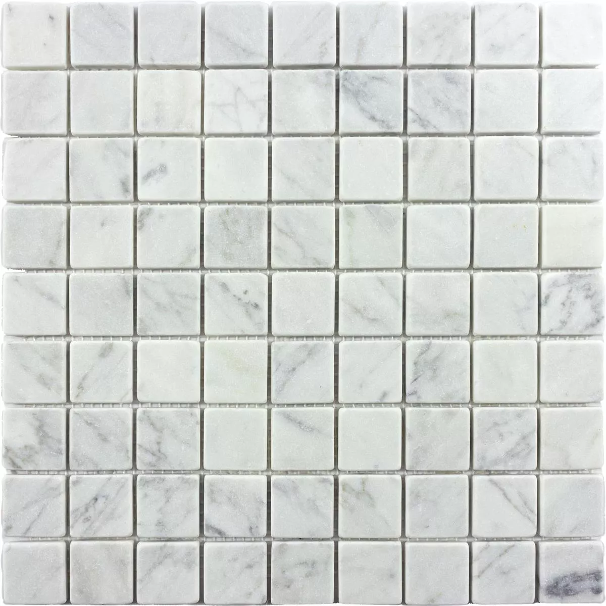 Campione Marmo Mosaico In Pietra Naturale Piastrelle Venantius Bianco