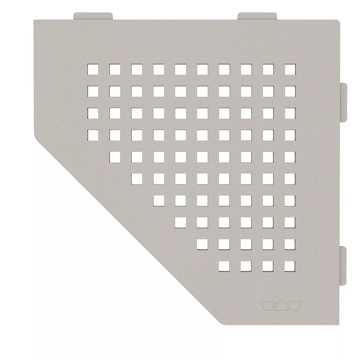 Mensola a muro Mensola per doccia Schlüter 5eck 19,5x19,5 cm quadrata Beige