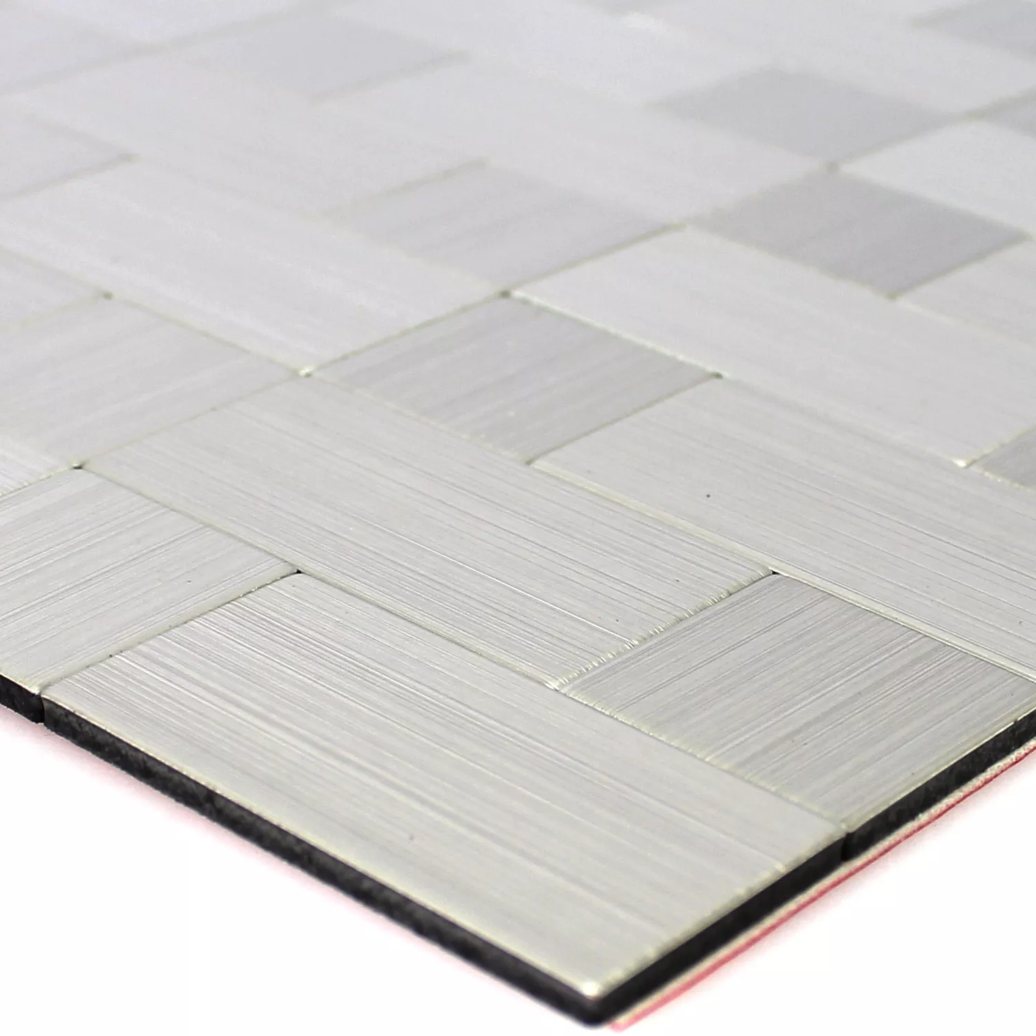 Metallo Mosaico Autoadesivo Mikros Argento 2Mix