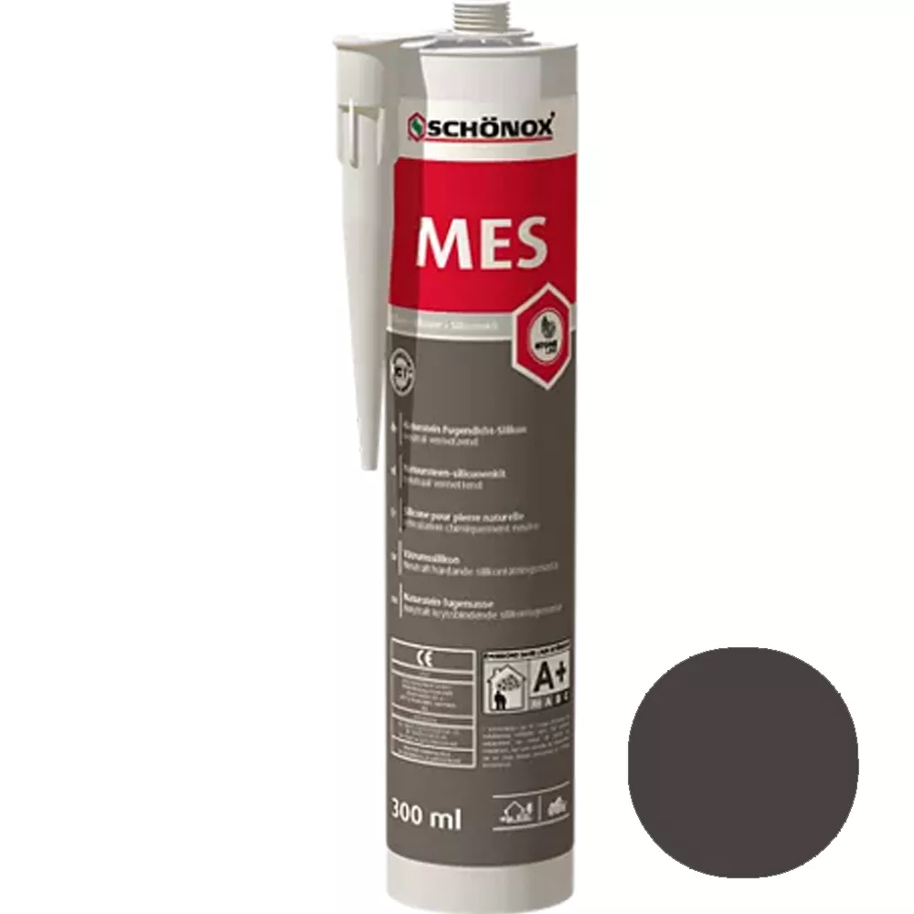 Schönox MES Sigillante per giunti in marmo, silicone antracite 300 ml Schönox MES Sigillante per giunti in marmo, silicone antracite 300 ml