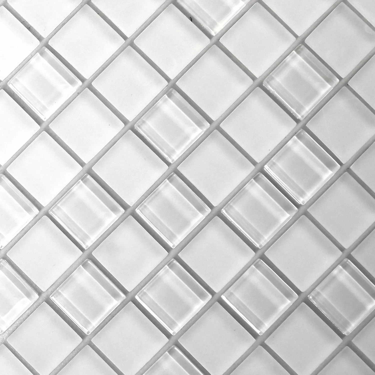 Autoadesivo Mosaico Vetro Bianco