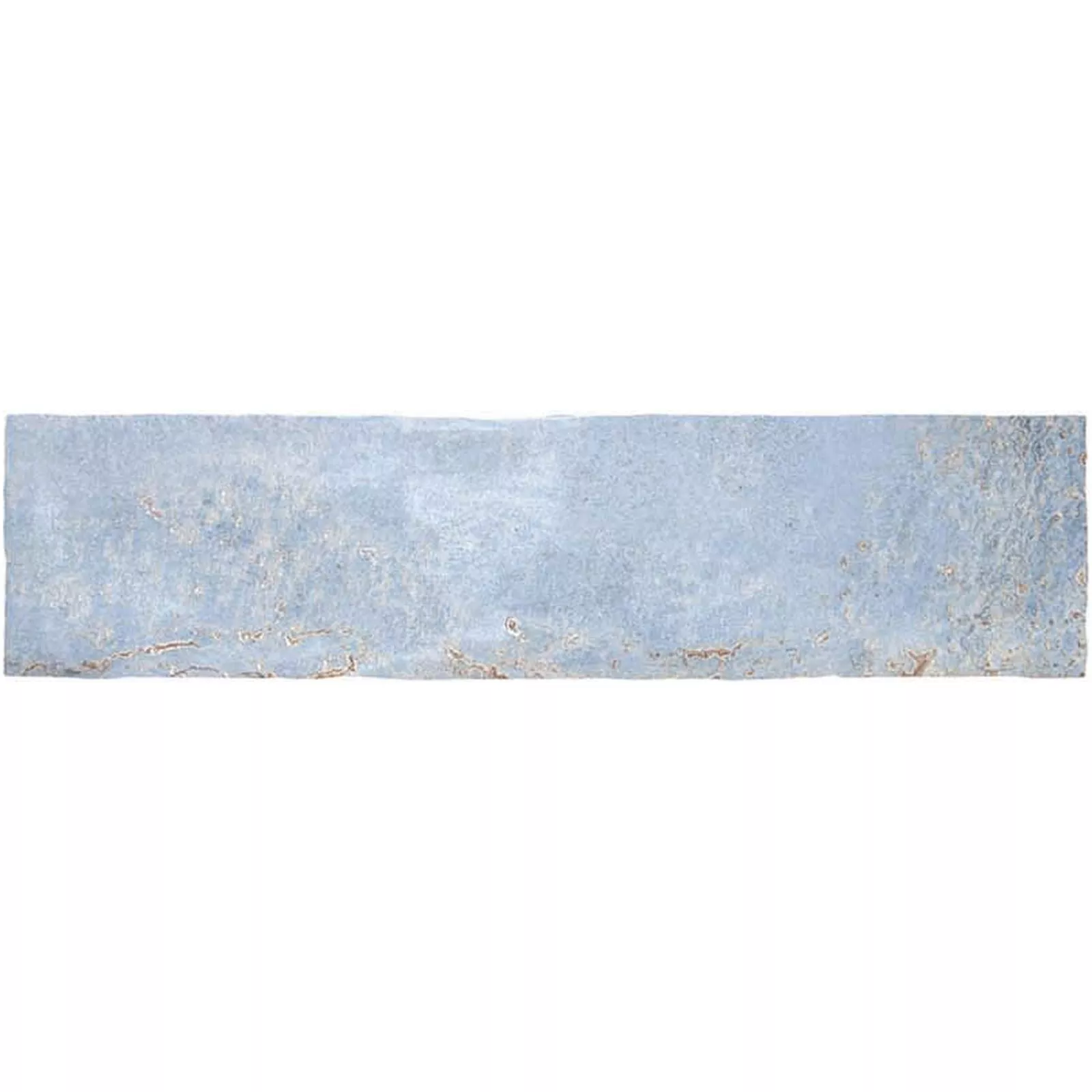 Campione Rivestimenti Wilhelmsburg Ondulato 7,5x30cm Blu Chiaro